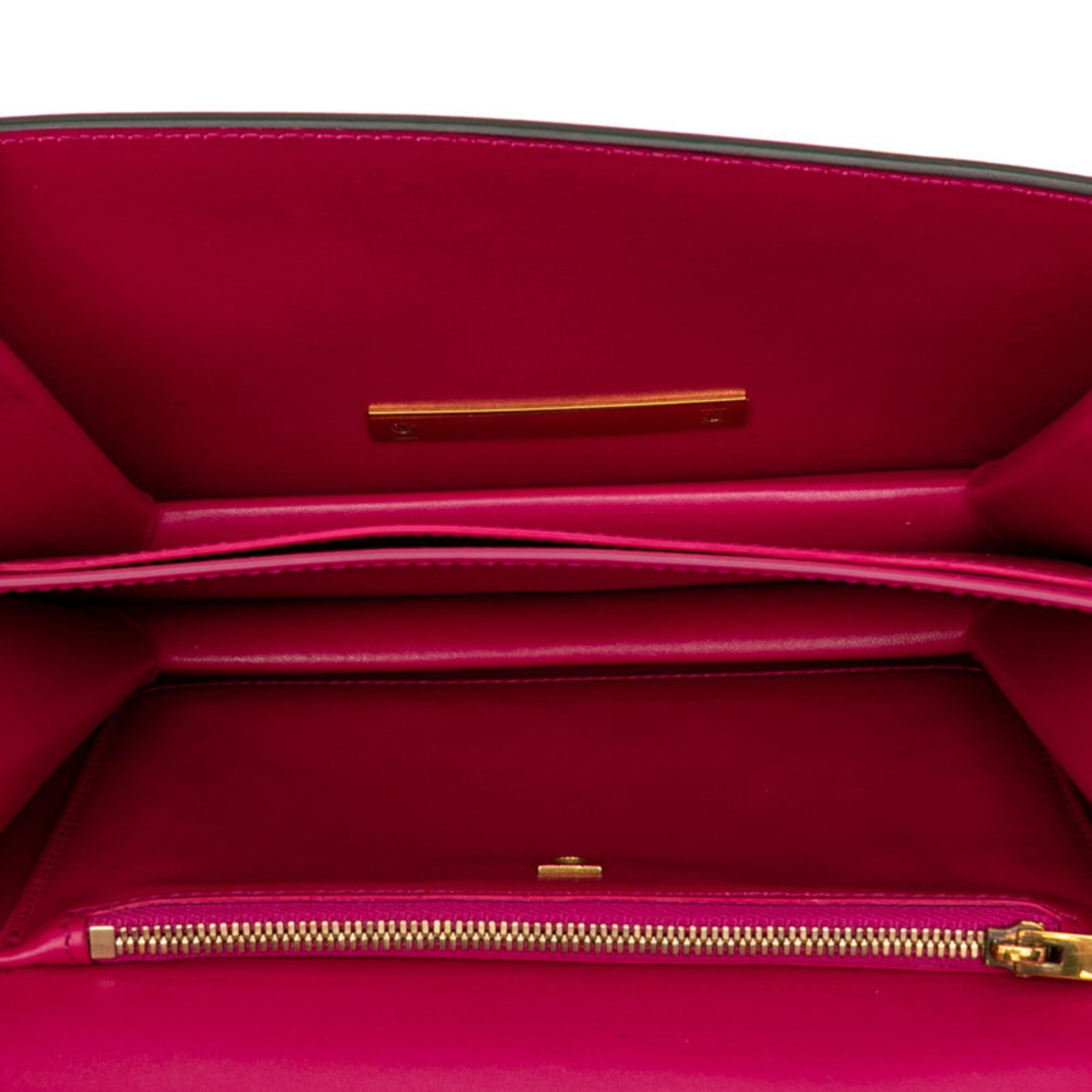 Salvatore Ferragamo Pink Leather Shoulder Bag (Pre-Owned)