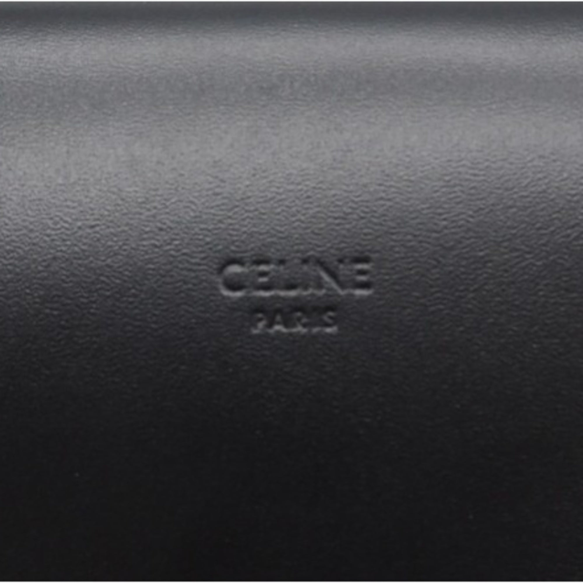 Celine Black White Leather Shoulder Bag (Pre-Owned)