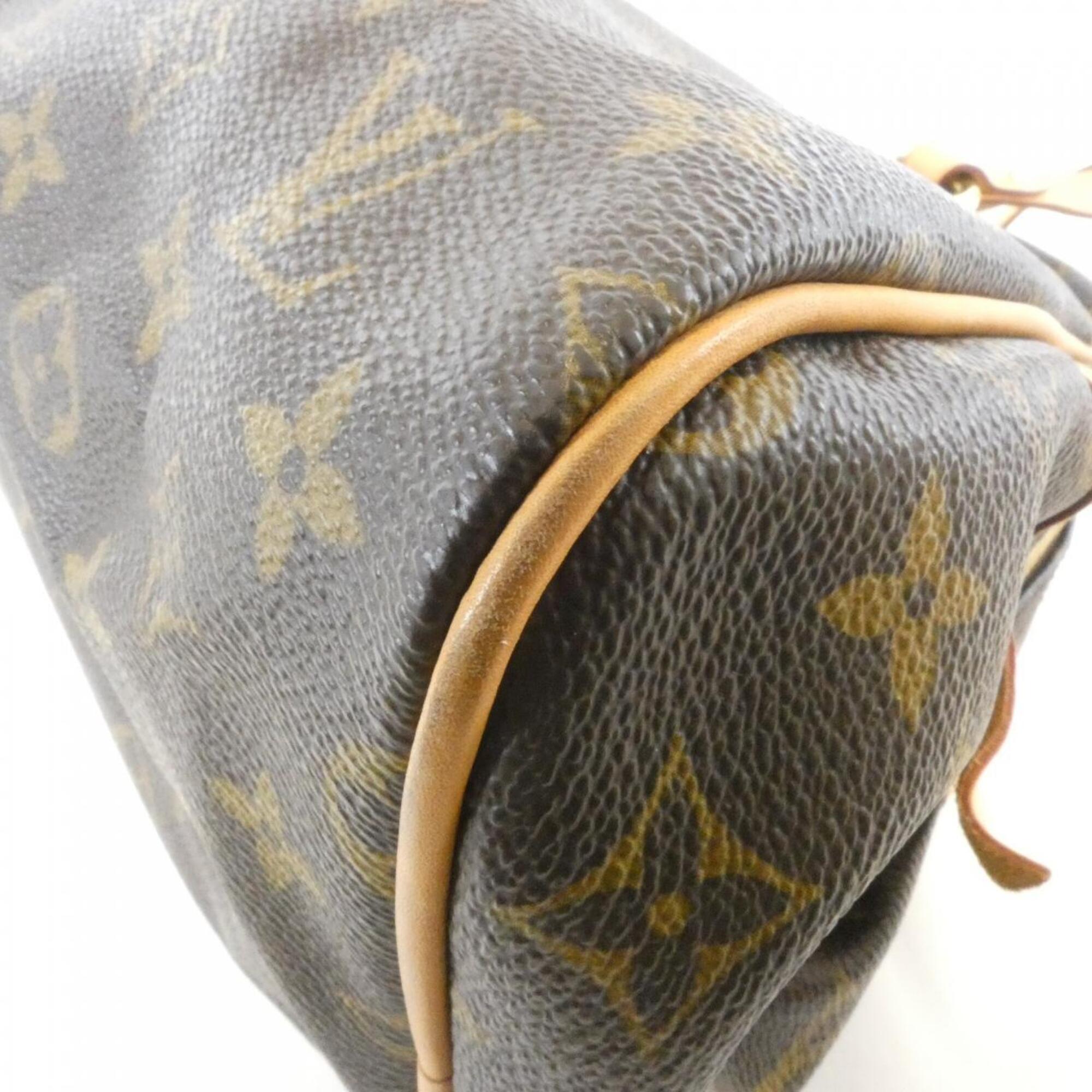 Louis Vuitton Monogram Marron Coated Canvas Shoulder Bag (Pre-Owned)