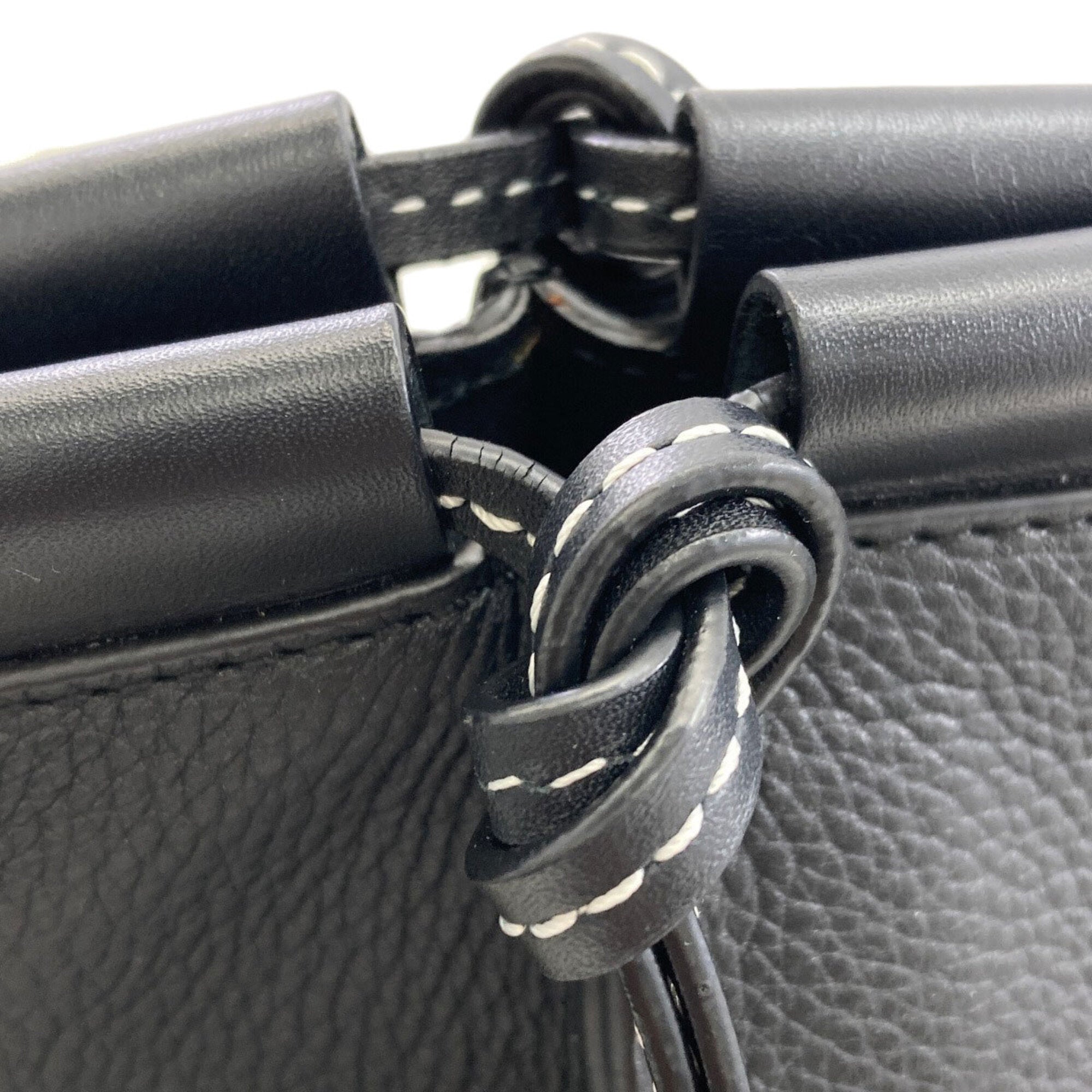 Loewe Black Leather Tote Bag (Pre-Owned)
