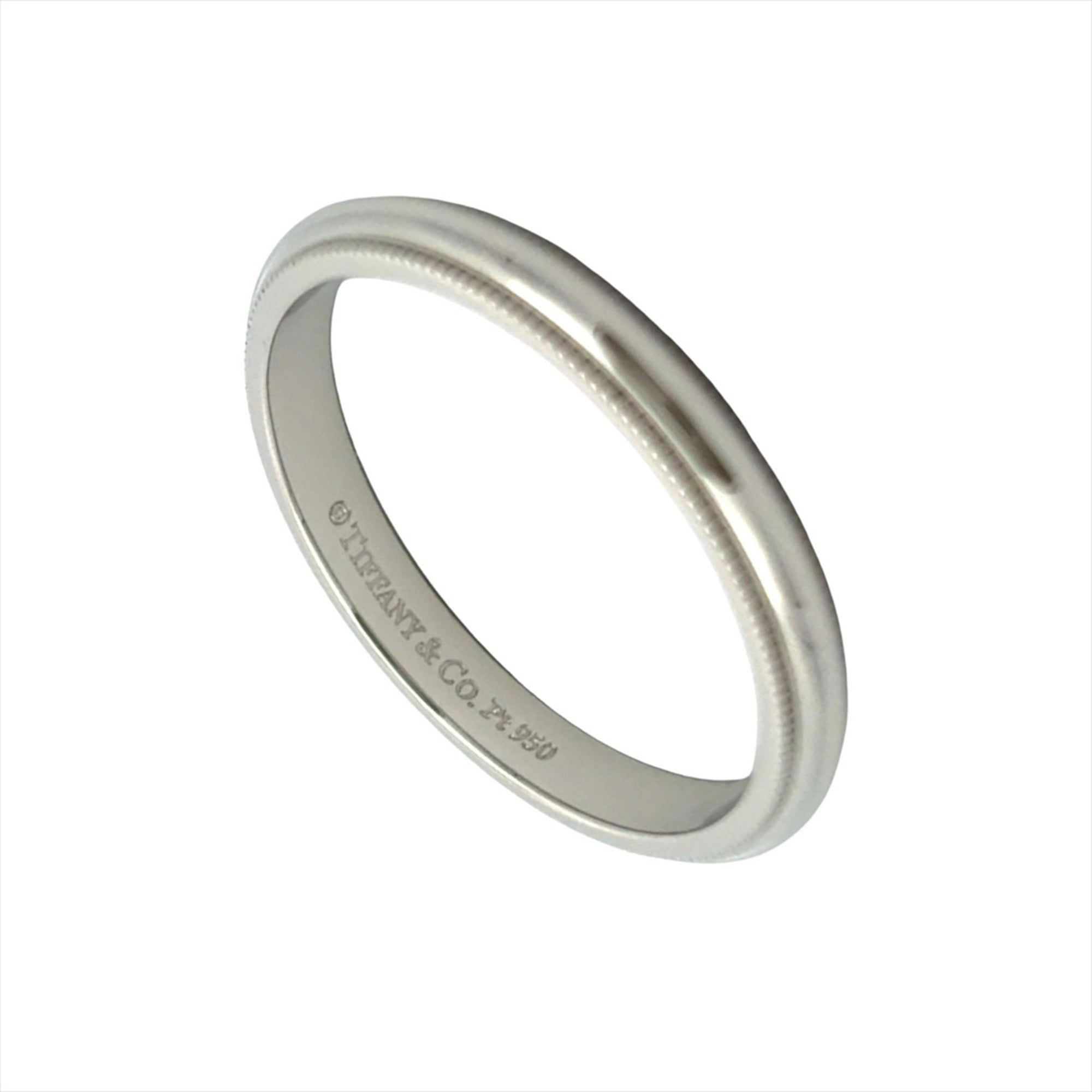 Tiffany Platinum 950 Band Ring (Pre-Owned)
