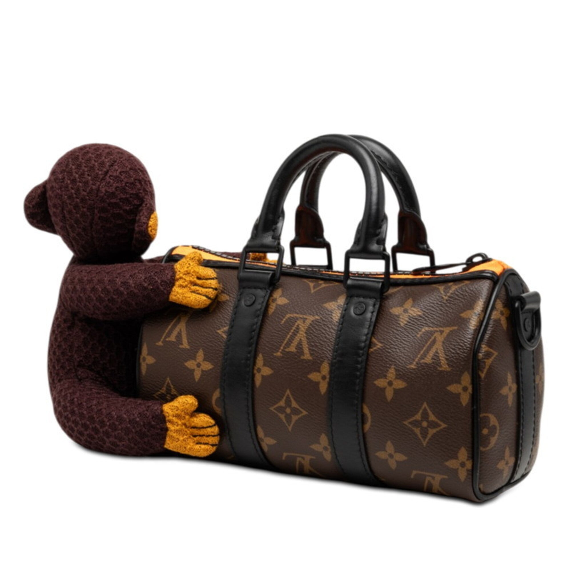 Louis Vuitton Brown Pvc Leather Handbag Shoulder Bag (Pre-Owned)
