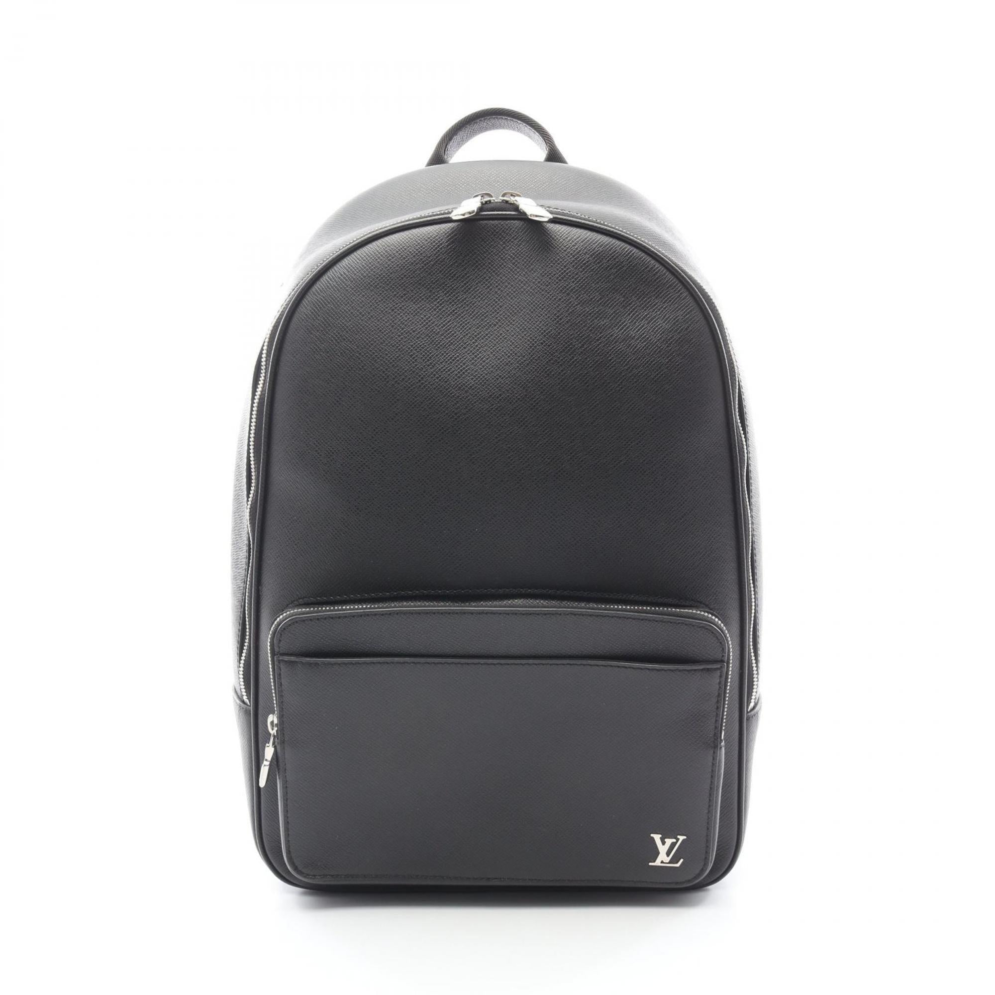 Louis Vuitton Black Noir Taiga Leather Backpack (Pre-Owned)