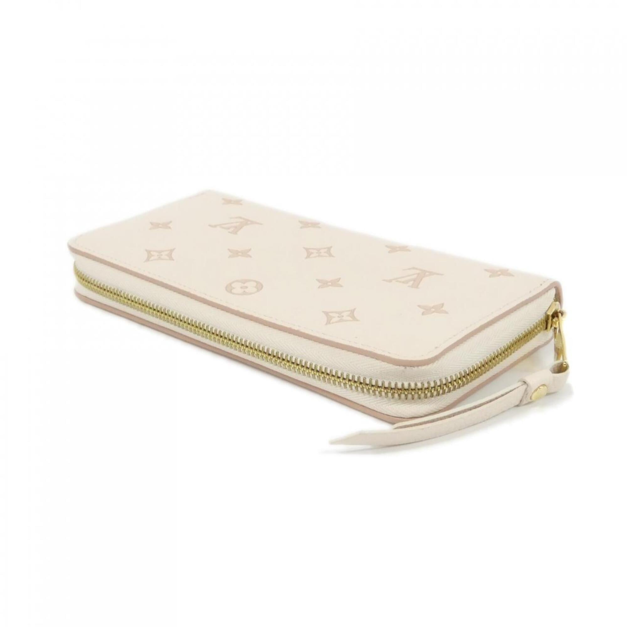 Louis Vuitton Monogram Empreinte Bicolor White Monogram Empreinte Long Wallet (Bi-Fold) (Pre-Owned)
