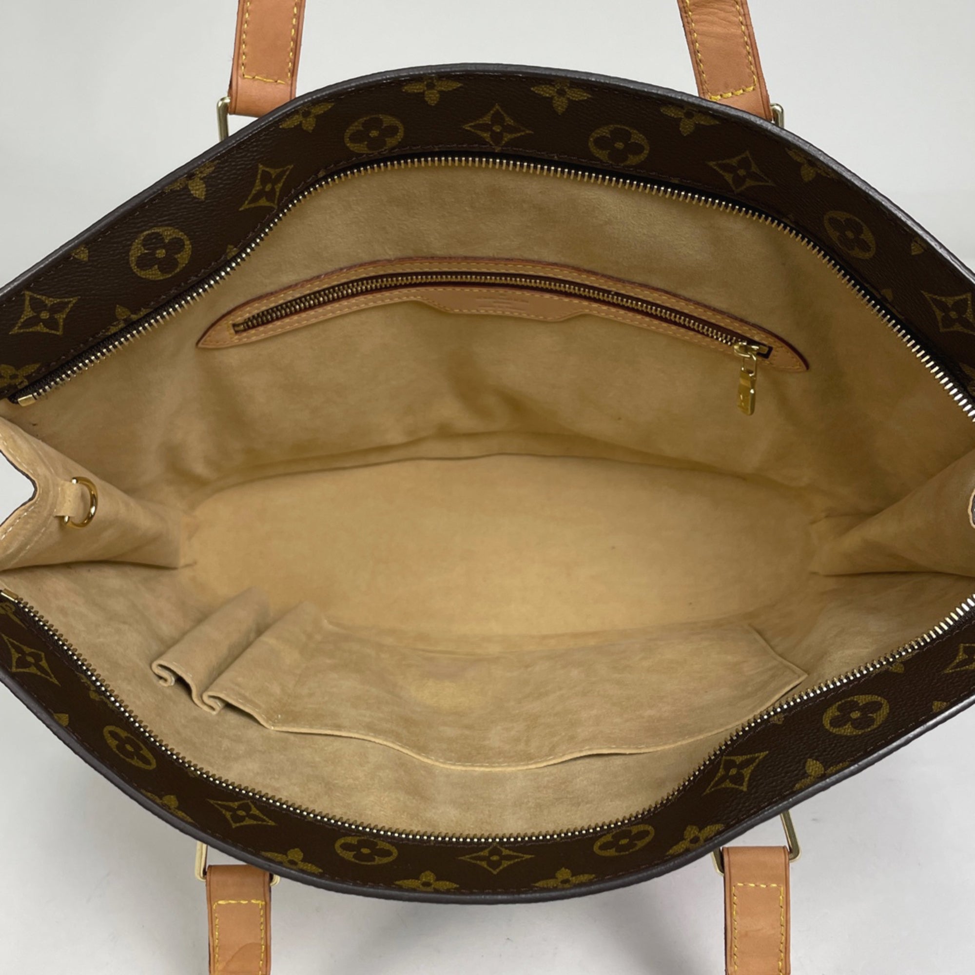 Louis Vuitton Brown Monogram Shoulder Bag Tote Bag (Pre-Owned)