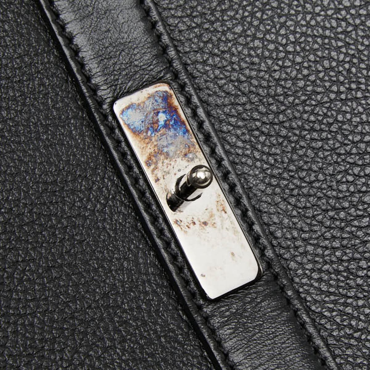 Christian Louboutin Black Leather Shoulder Bag (Pre-Owned)