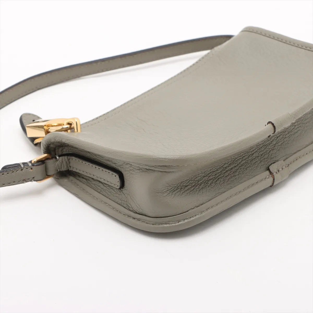 Loewe Gray Leather Handbag (Pre-Owned)