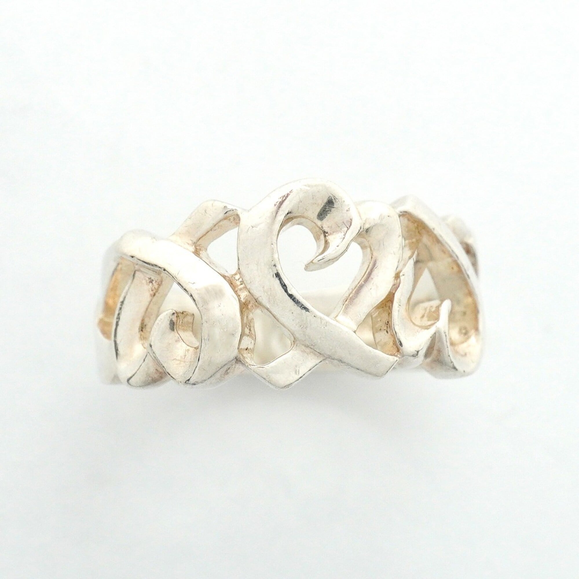 Tiffany Silver 925 Band Ring (Pre-Owned)