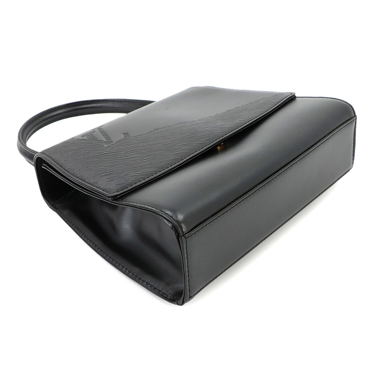 Louis Vuitton Black Noir Leather Handbag (Pre-Owned)