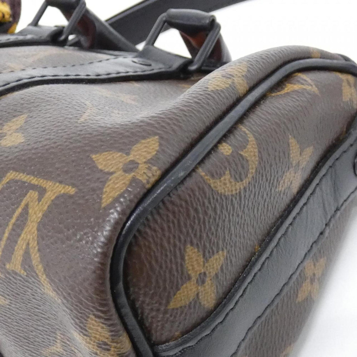 Louis Vuitton Marron Coated Canvas Boston Bag (Pre-Owned)