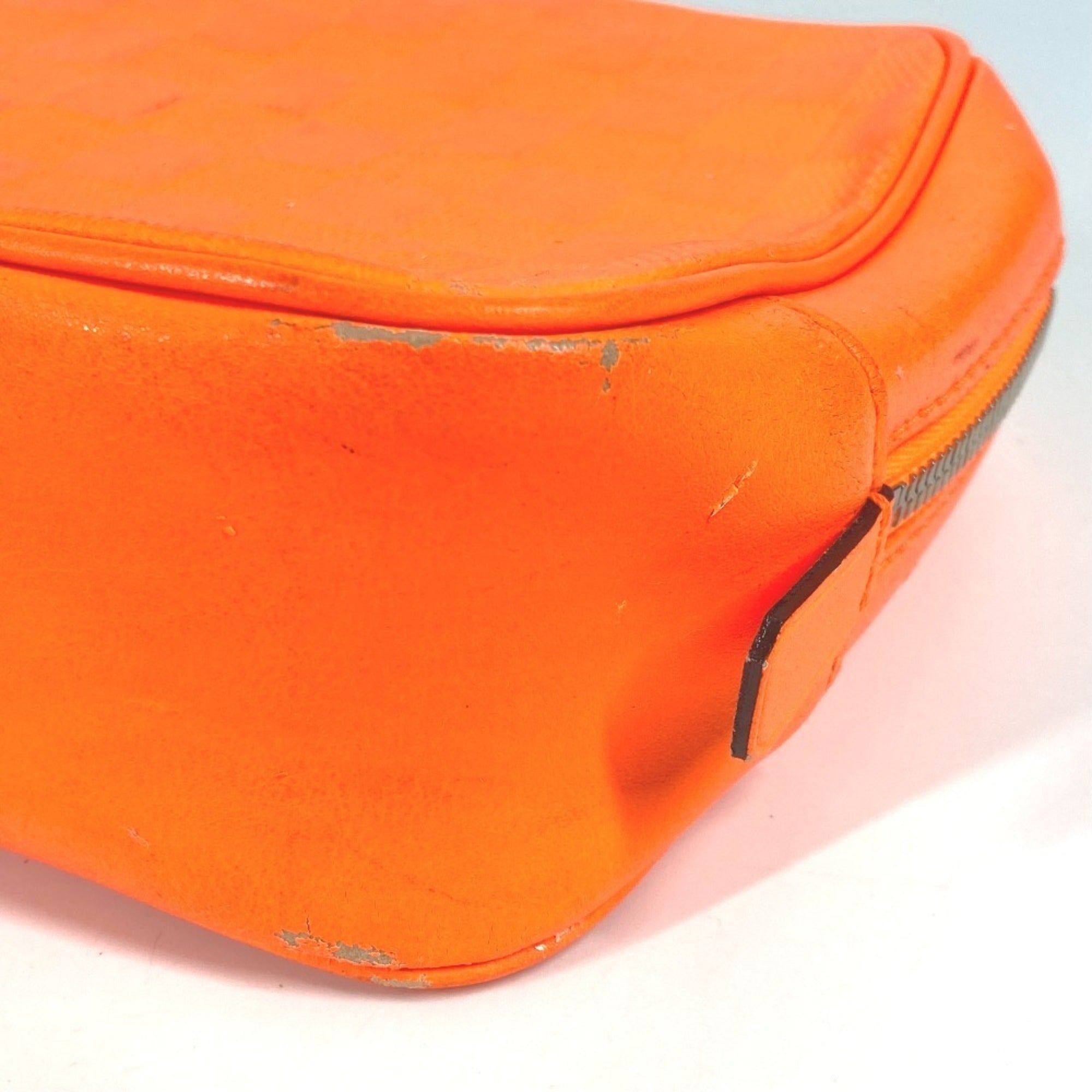 Louis Vuitton Orange Damier Infini Clutch Bag Pouch (Pre-Owned)