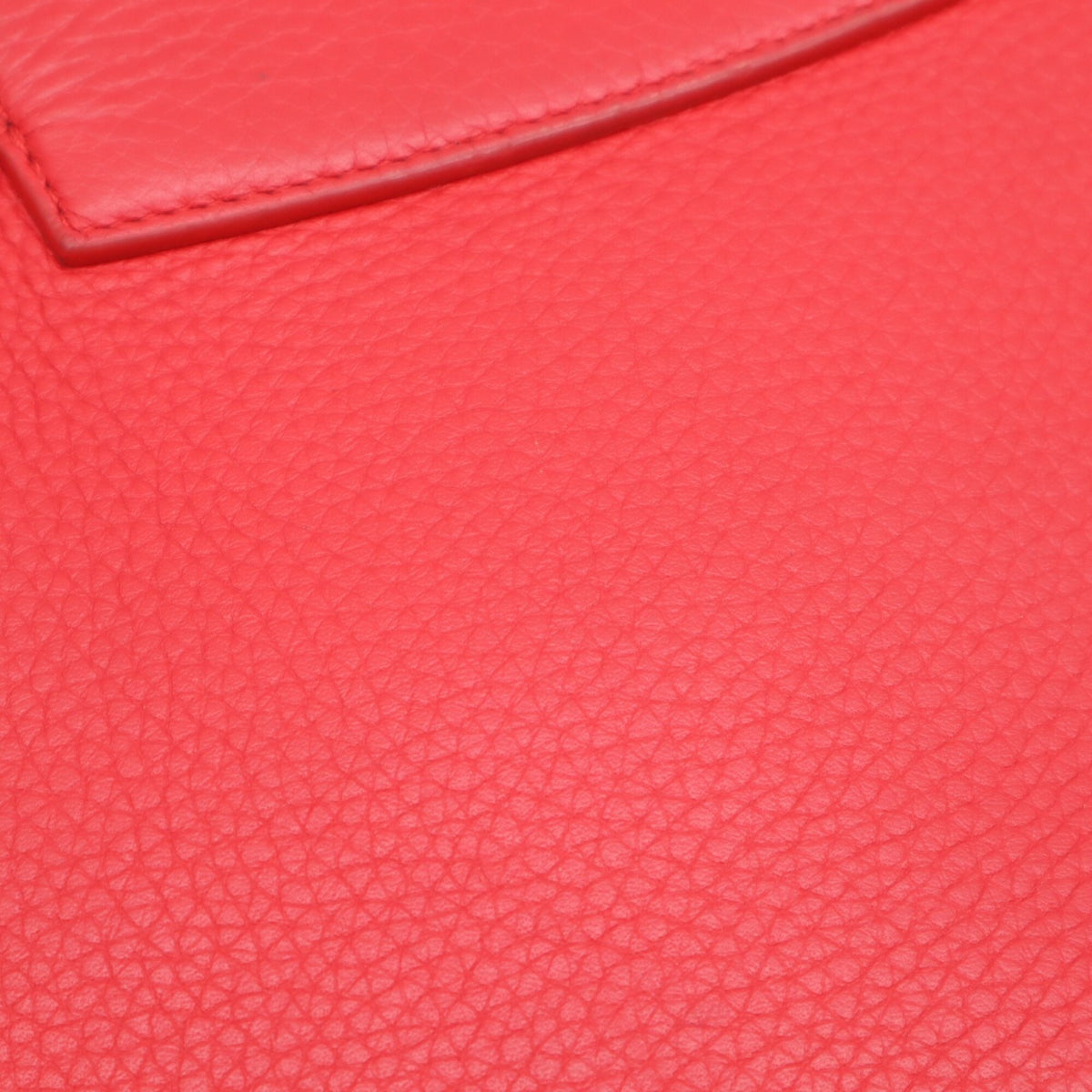 Louis Vuitton Red Color Leather Handbag Shoulder Bag (Pre-Owned)