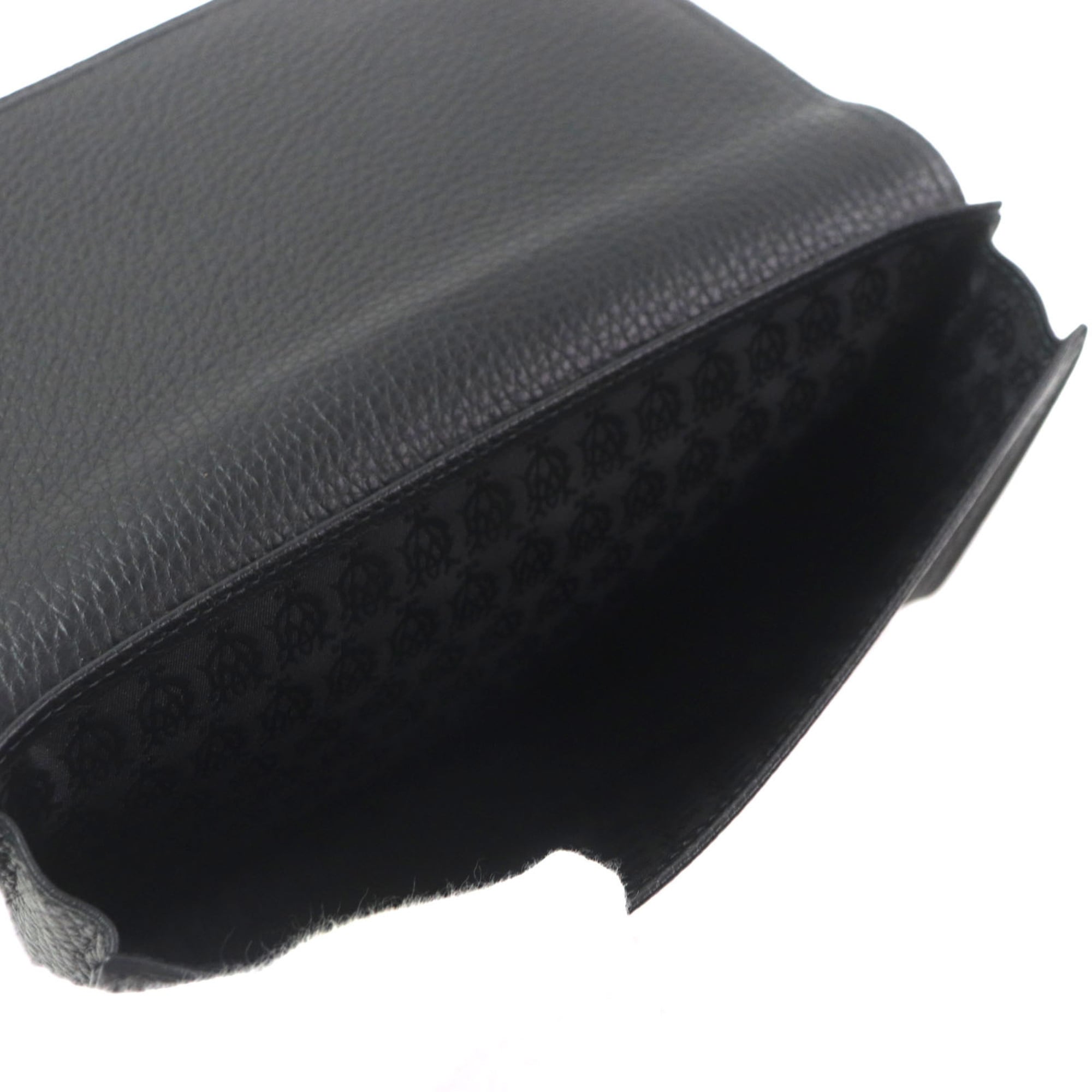 Dunhill Black Leather Long Wallet (Bi-Fold) (Pre-Owned)