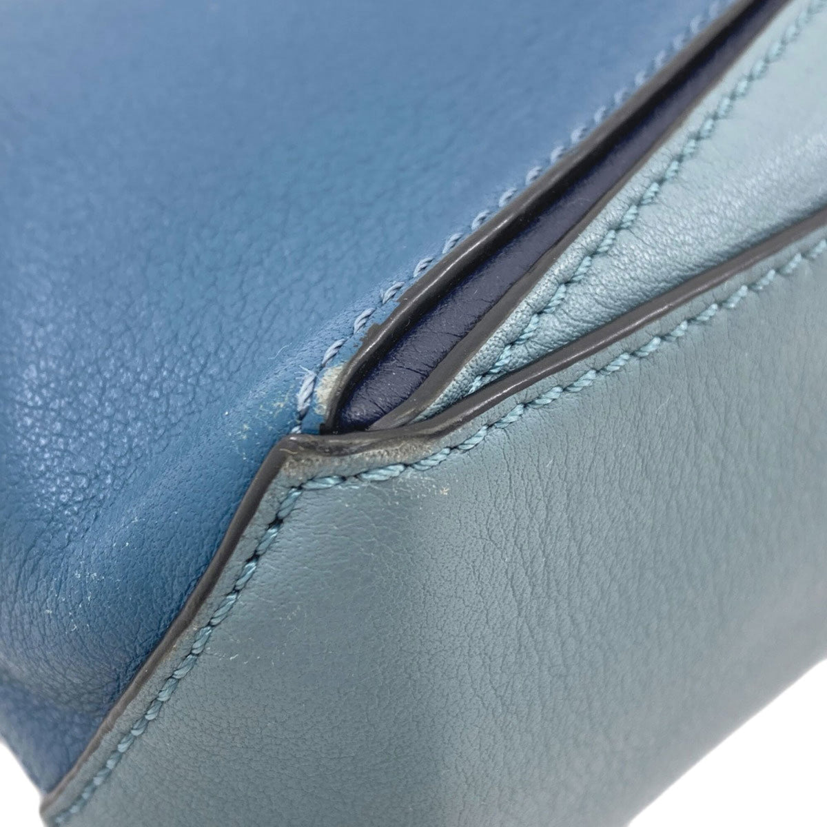 Loewe Puzzle Blue Shoulder Bag (Pre-Owned)