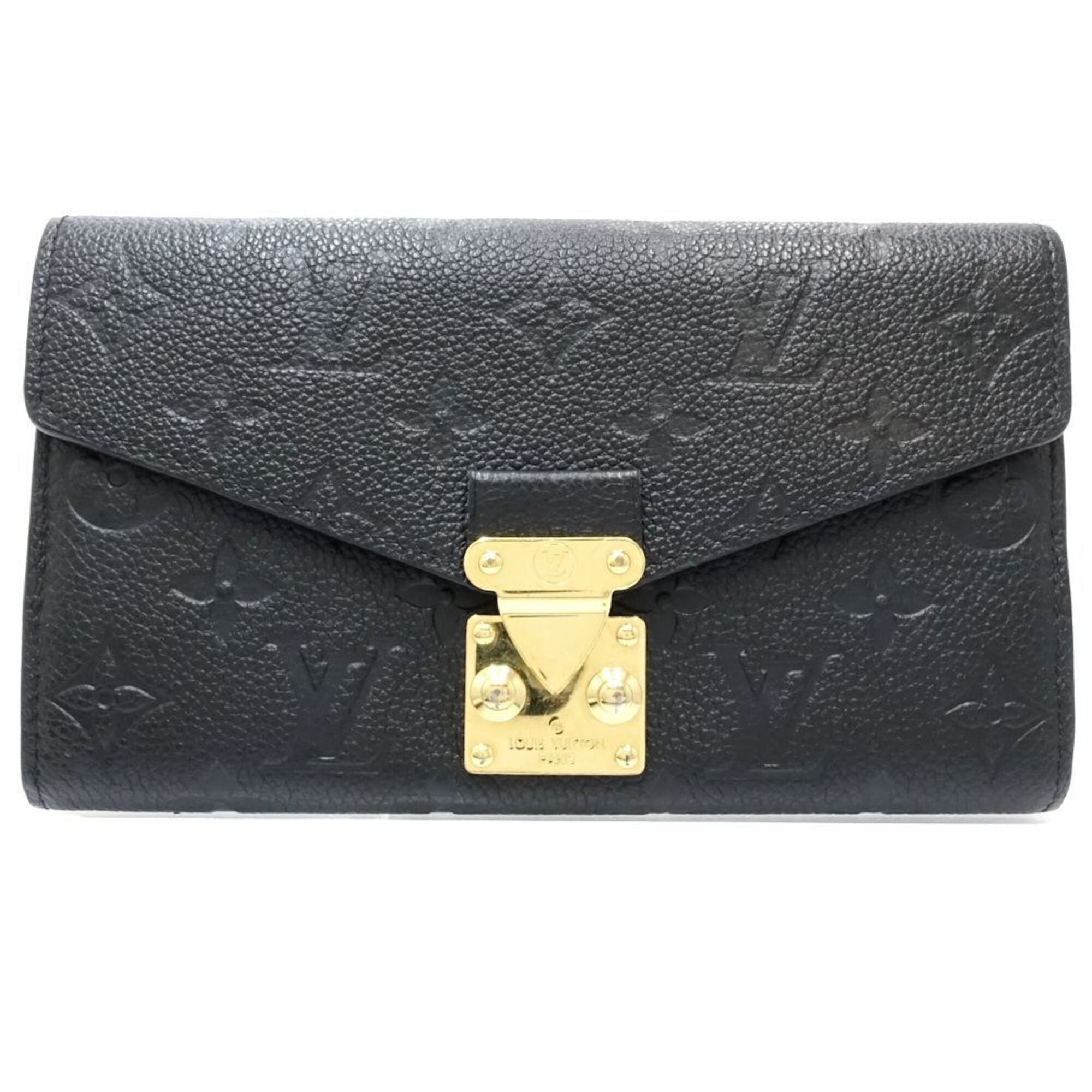 Louis Vuitton Noir Monogram Empreinte Wallet (Bi-Fold) (Pre-Owned)