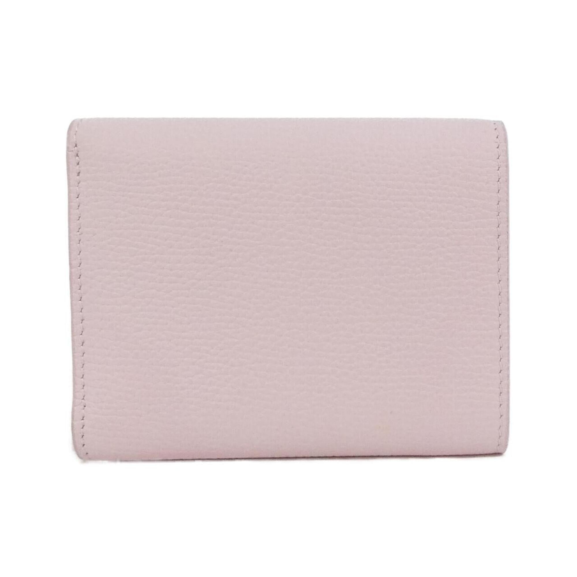 Loewe Pink Leather Wallet (Tri-Fold) (Pre-Owned)