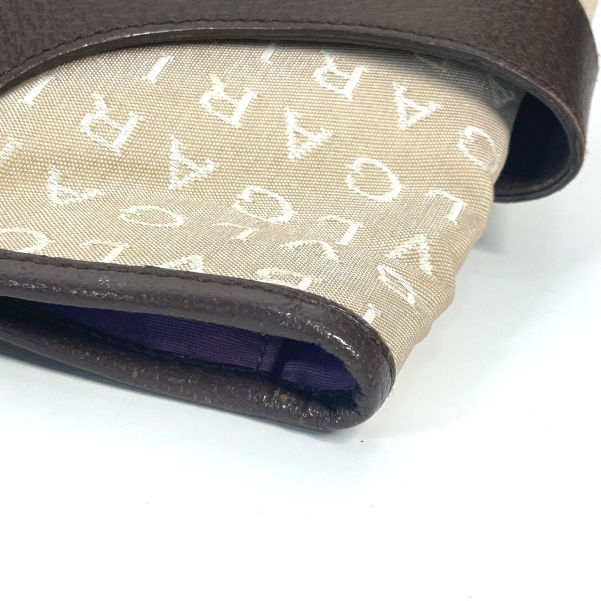 Bvlgari Beige Canvas Leather Shoulder Bag Tote Bag (Pre-Owned)