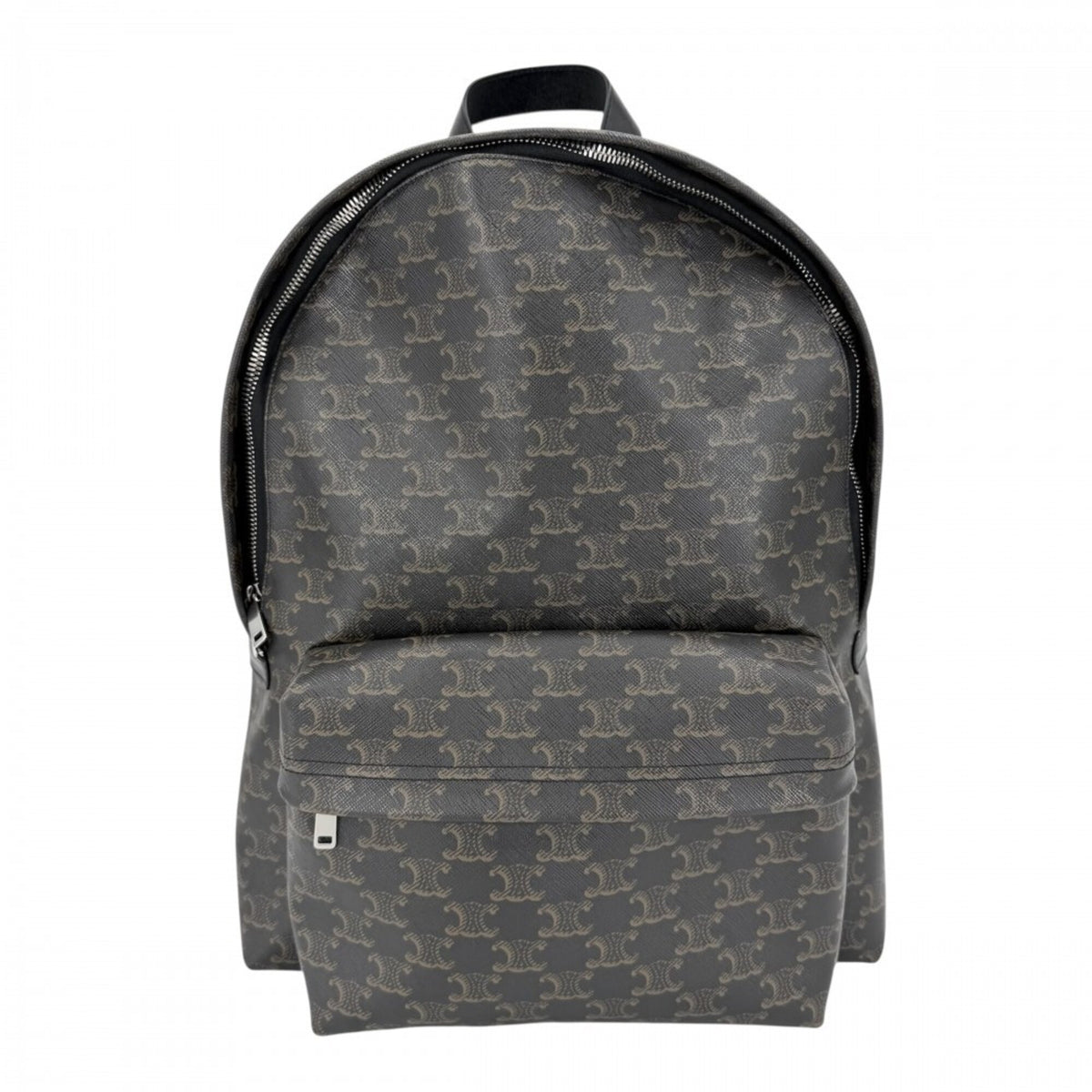Celine Black Brown Leather Backpack (Pre-Owned)