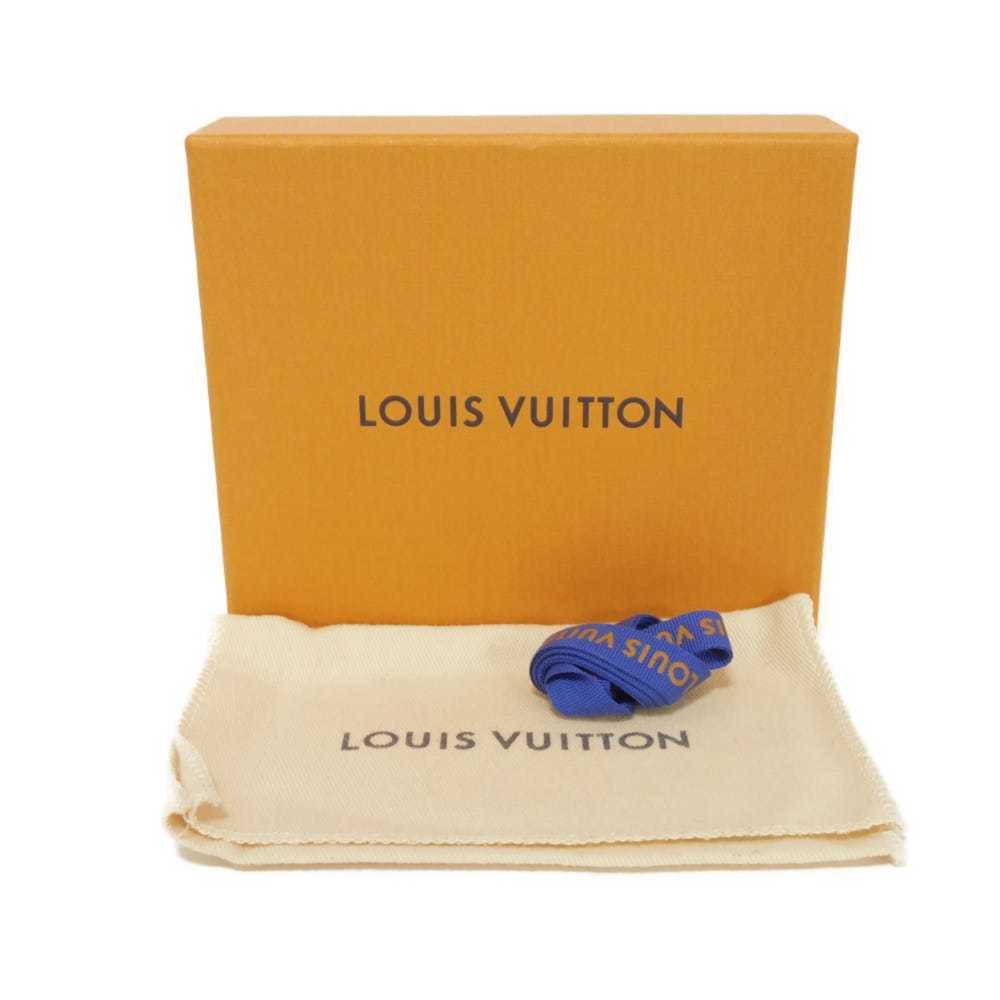 Louis Vuitton Brown Damier Canvas Ebene Damier Canvas Leather Coin Purse/Coin Case (Pre-Owned)