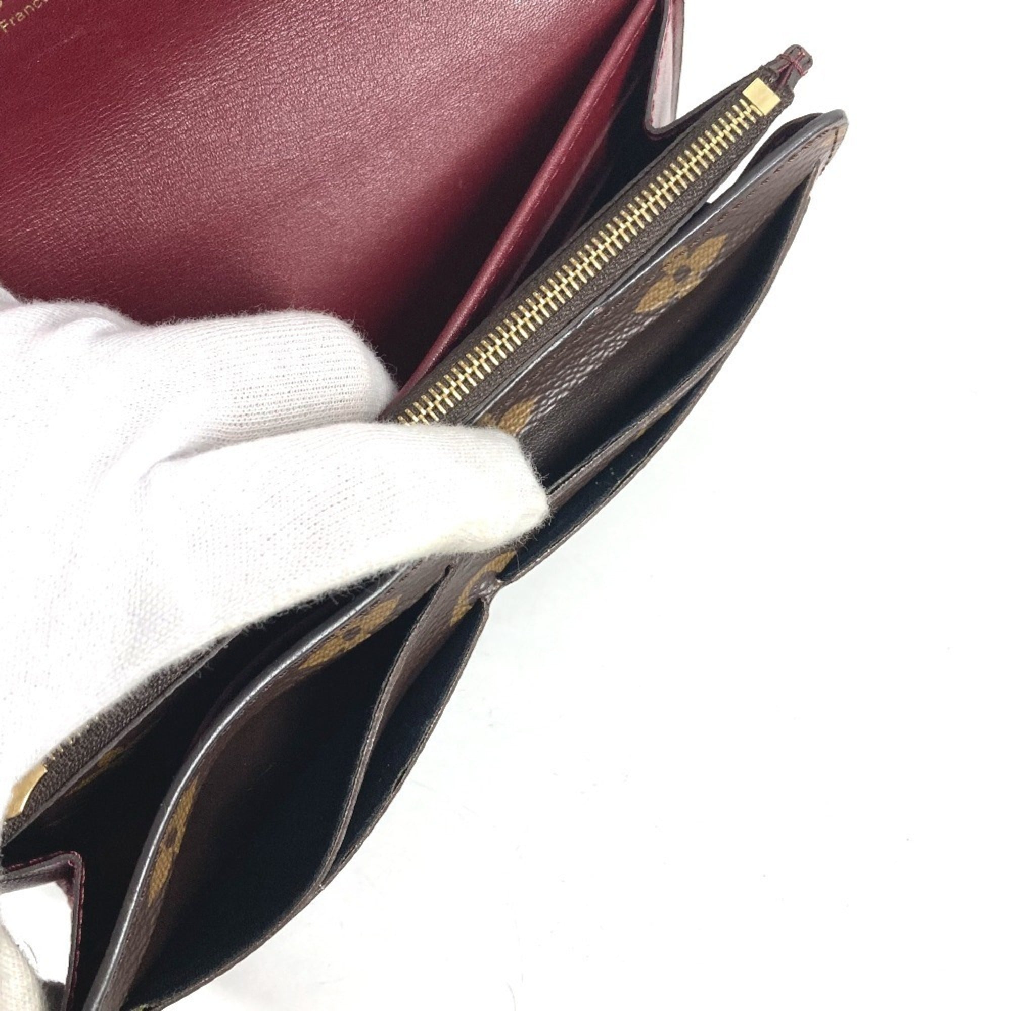 Louis Vuitton Monogram Brown Monogram Long Wallet (Bi-Fold) (Pre-Owned)