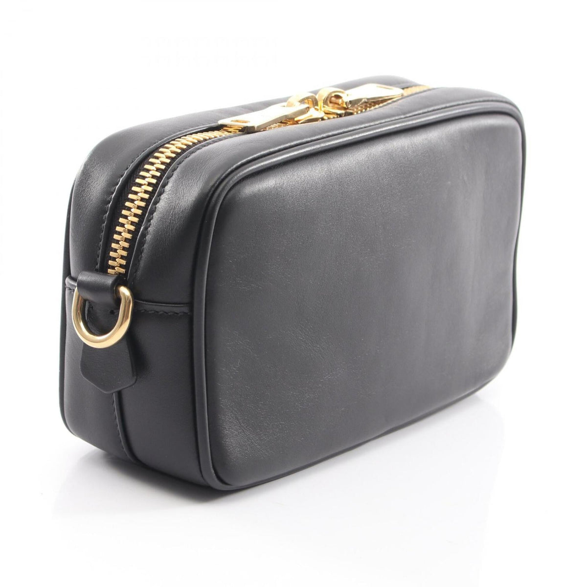 Miu Miu Black Leather Handbag Shoulder Bag (Pre-Owned)