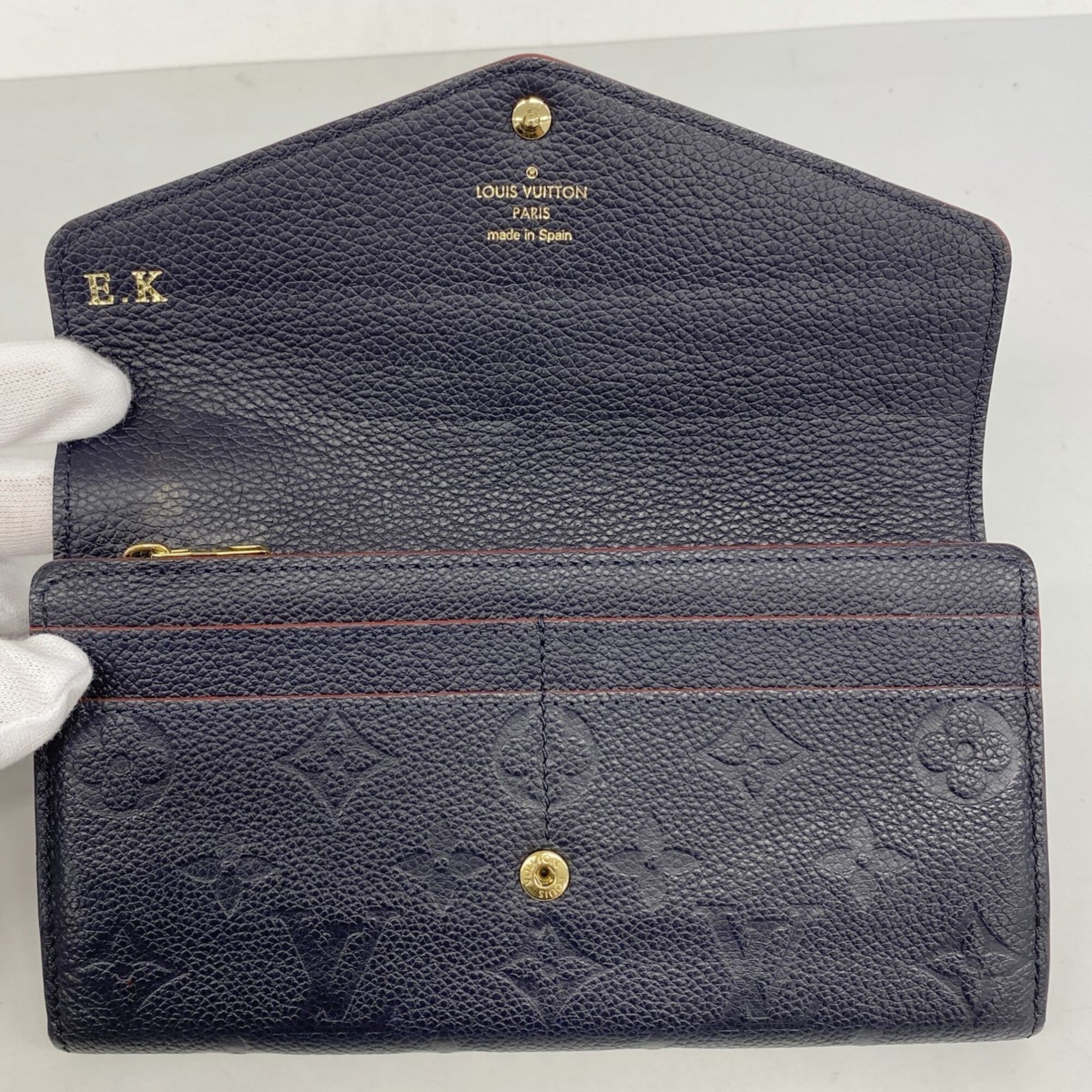Louis Vuitton Marine Rouge Long Wallet (Bi-Fold) (Pre-Owned)