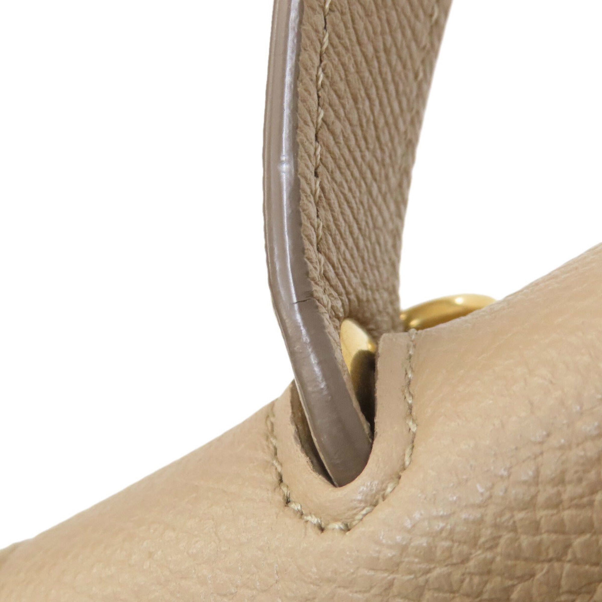 Celine Beige Leather Handbag (Pre-Owned)