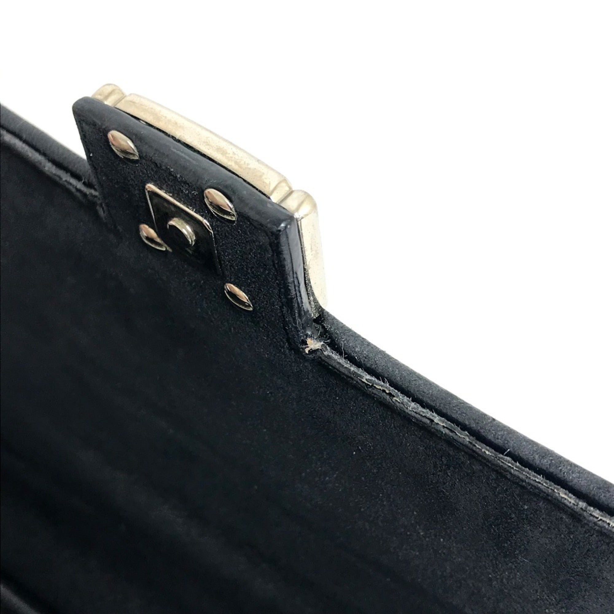 Fendi Black Leather Shoulder Bag (Pre-Owned)