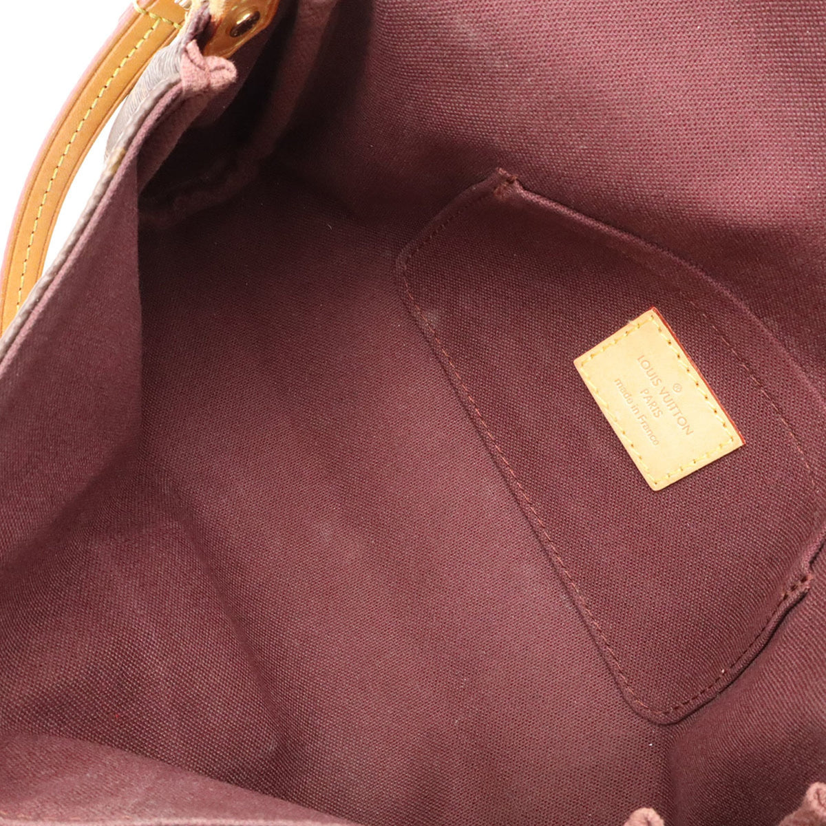 Louis Vuitton Brown Monogram Canvas Clutch Bag Shoulder Bag (Pre-Owned)