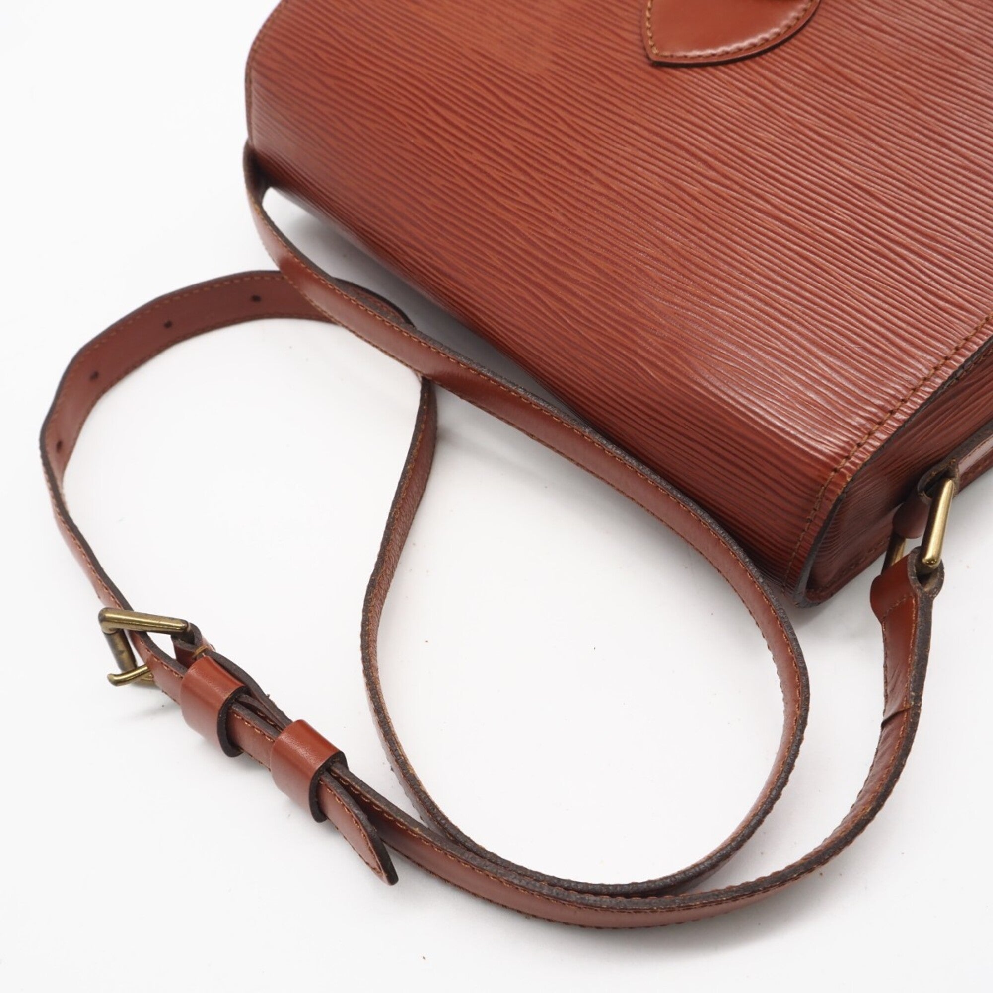 Louis Vuitton Brown Leather Shoulder Bag (Pre-Owned)