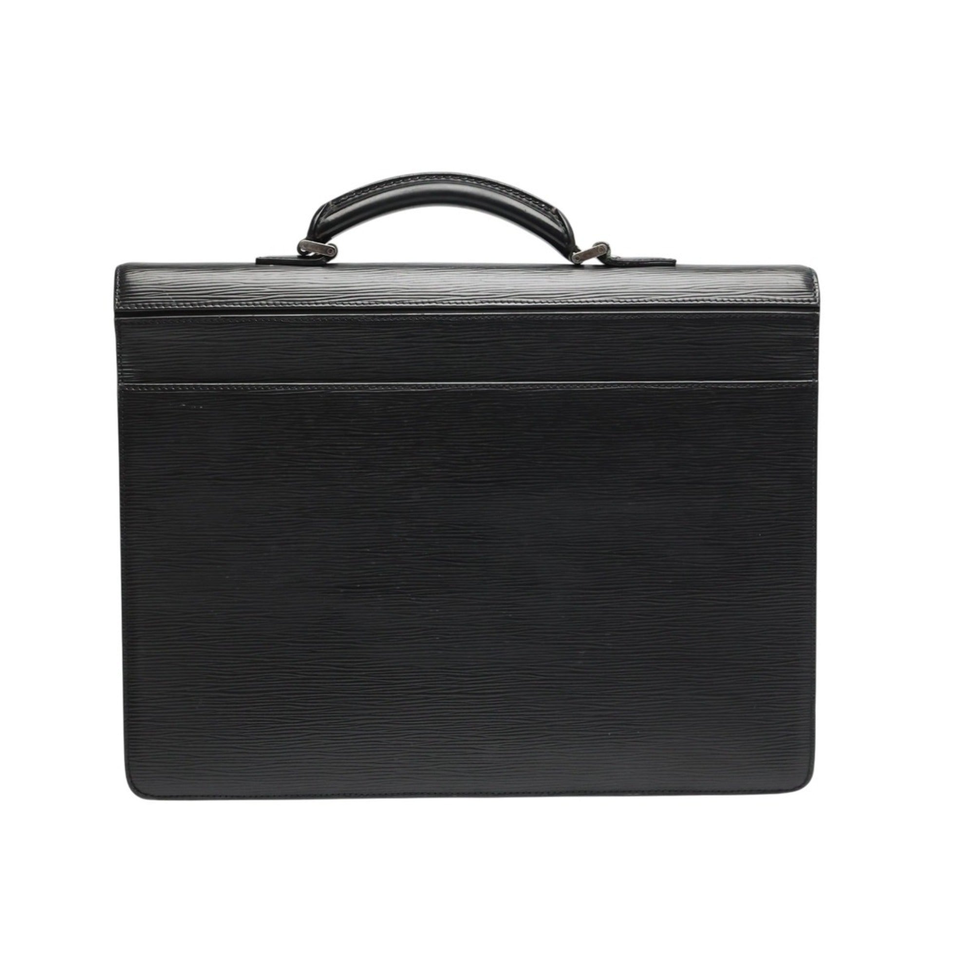 Louis Vuitton Black Epi Leather Document Case Handbag (Pre-Owned)