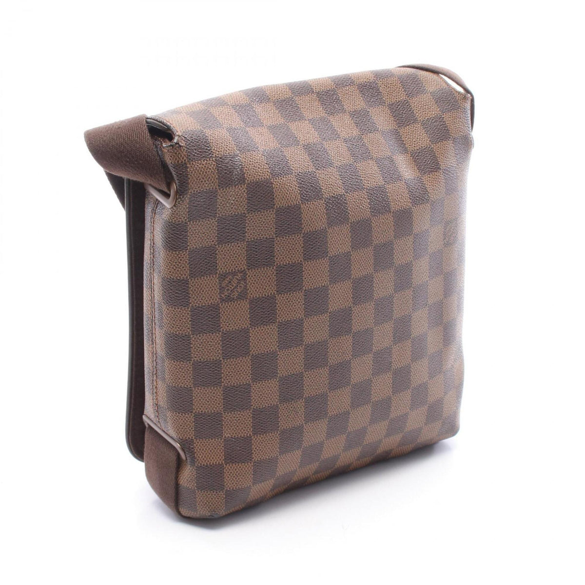 Louis Vuitton Damier Brown Coated Canvas Leather Shoulder Bag (Pre-Owned)