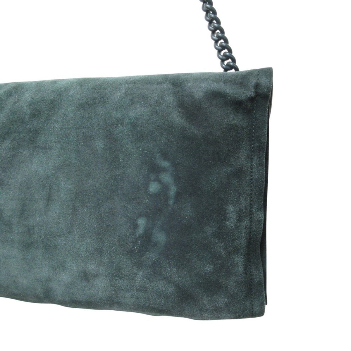 Salvatore Ferragamo Green Suede Shoulder Bag (Pre-Owned)