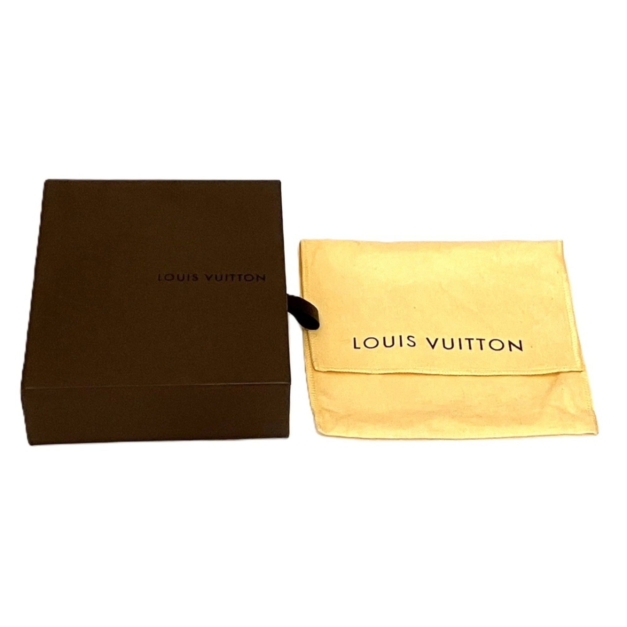 Louis Vuitton Brown Pvc Leather Wallet (Tri-Fold) (Pre-Owned)