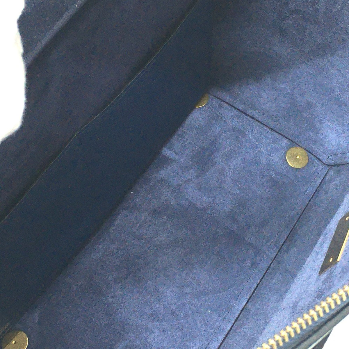 Celine Navy Leather Handbag (Pre-Owned)