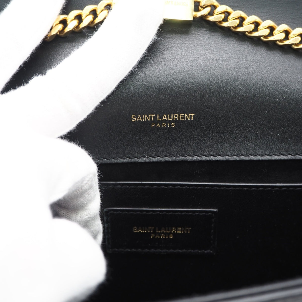 Yves Saint Laurent Black Leather Shoulder Bag (Pre-Owned)
