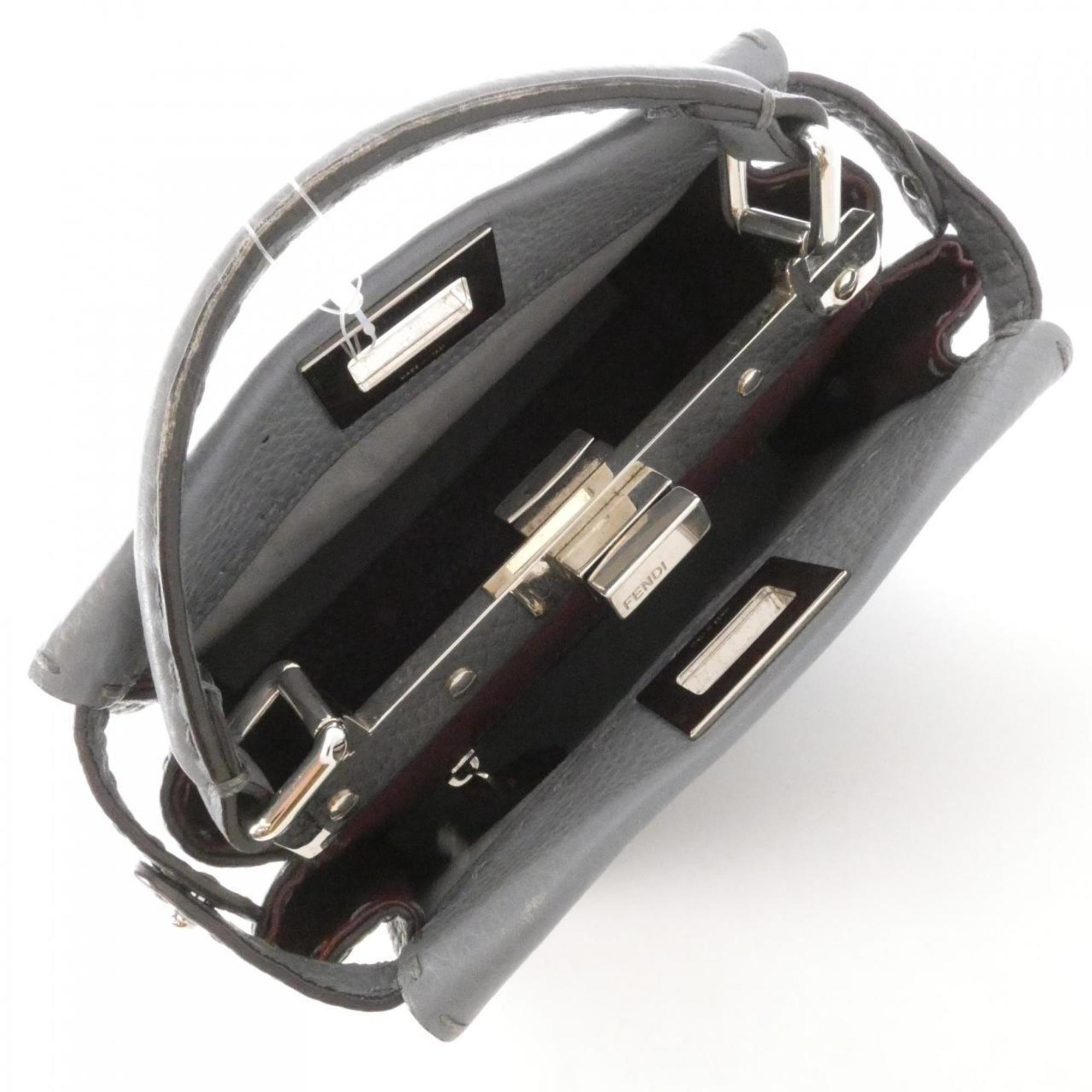 Fendi Bordeaux Handbag (Pre-Owned)