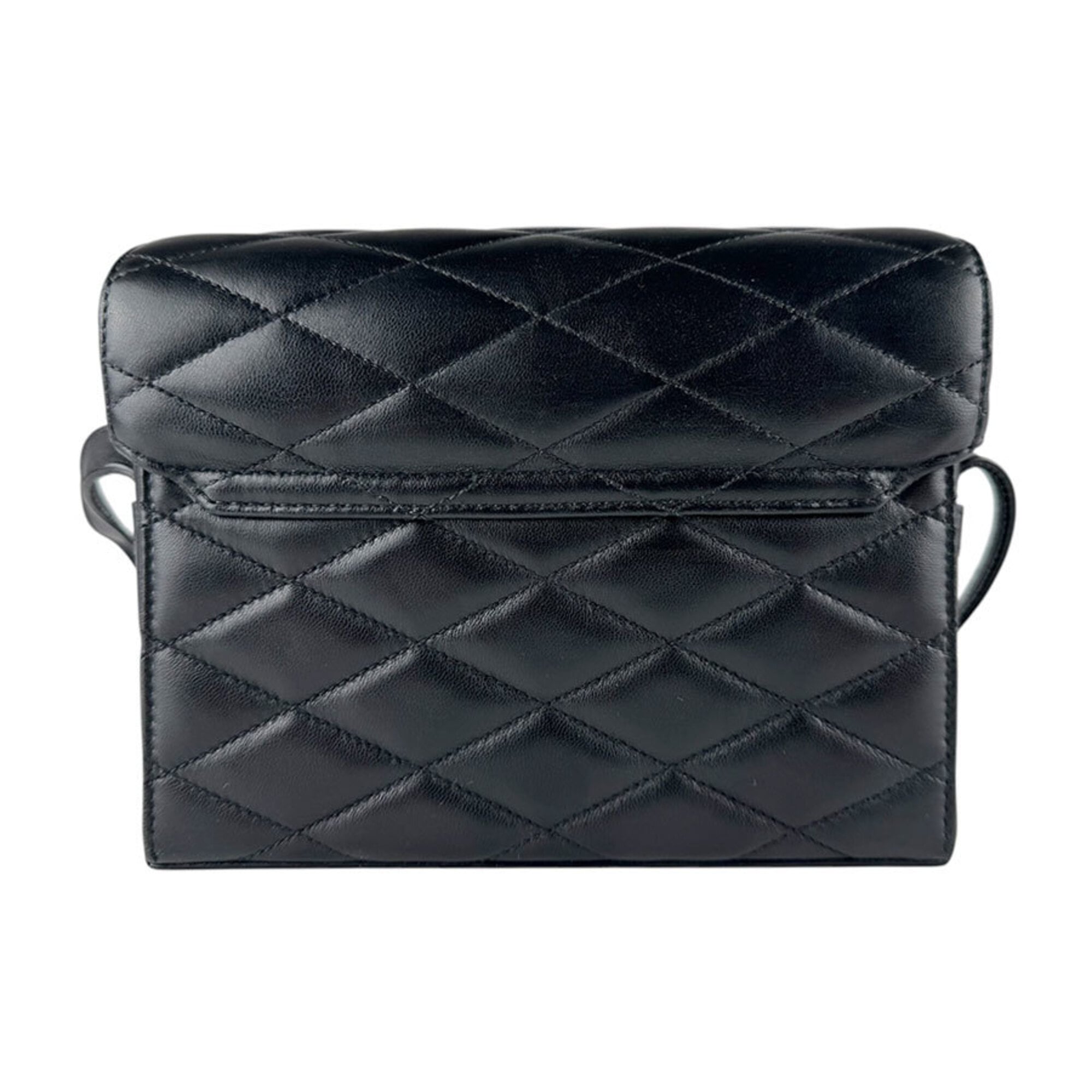 Saint Laurent Black Leather Shoulder Bag (Pre-Owned)