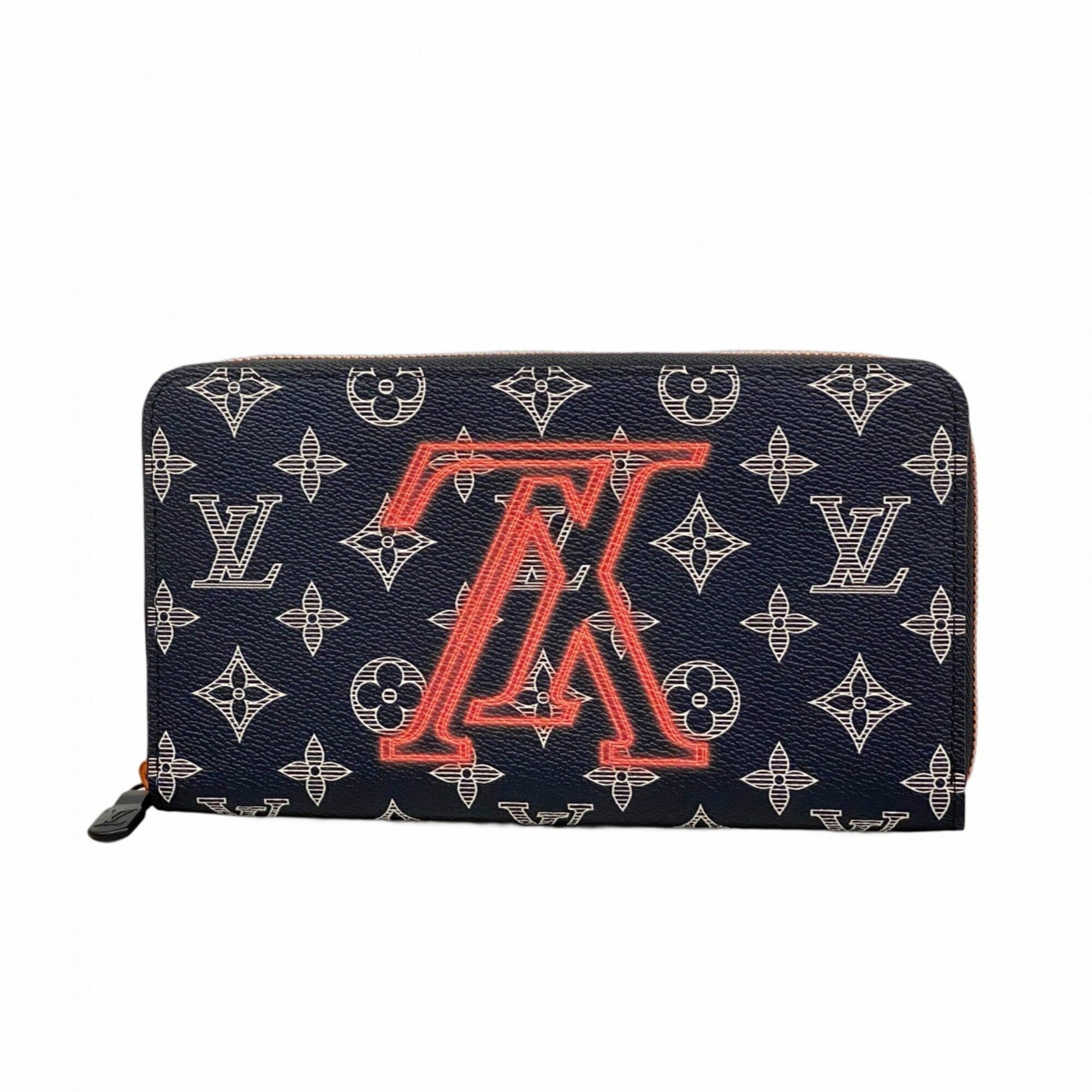 Louis Vuitton Navy Long Wallet (Bi-Fold) (Pre-Owned)