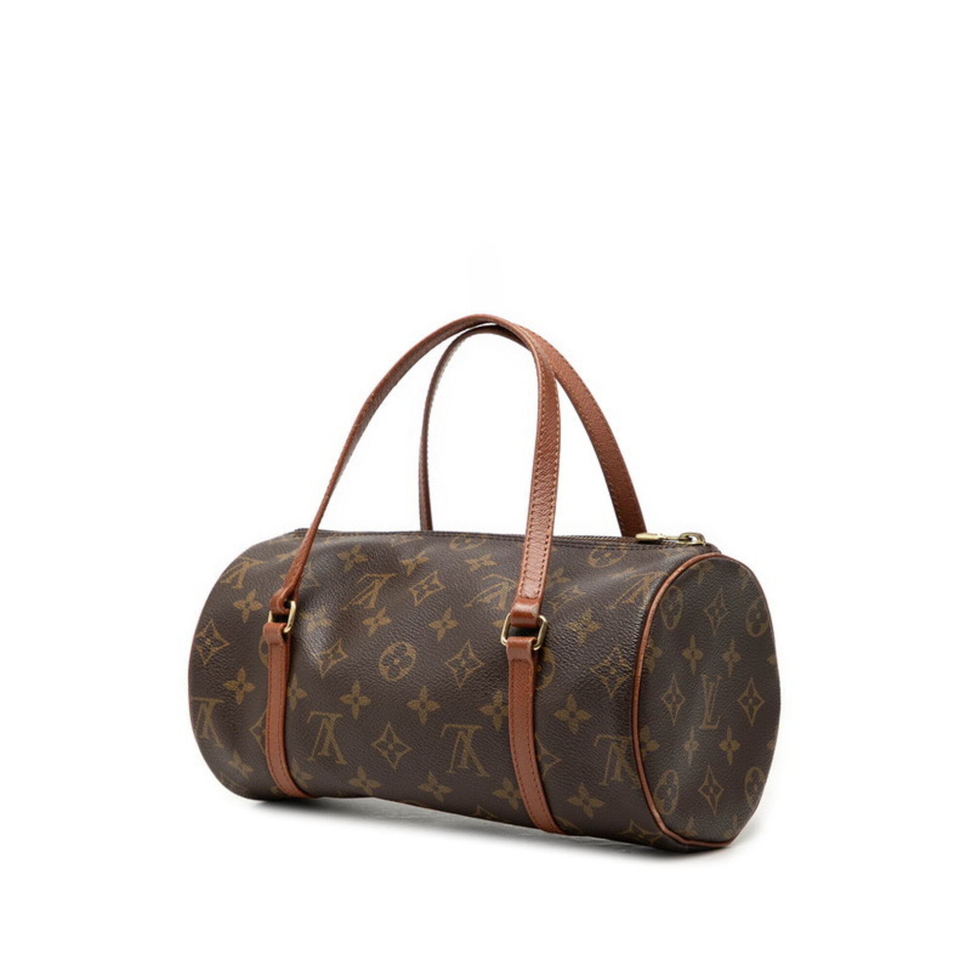 Louis Vuitton Brown Pvc Leather Handbag (Pre-Owned)