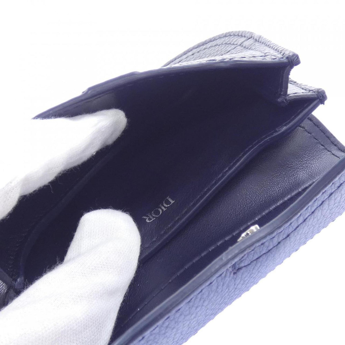 Christian Dior Navy Coin Purse/Coin Case (Pre-Owned)