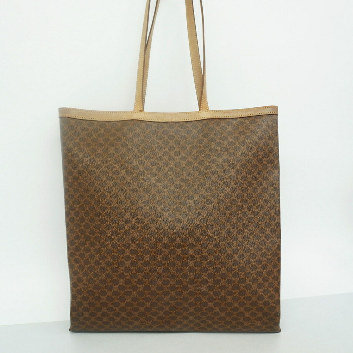 Celine Brown Pvc Tote Bag (Pre-Owned)