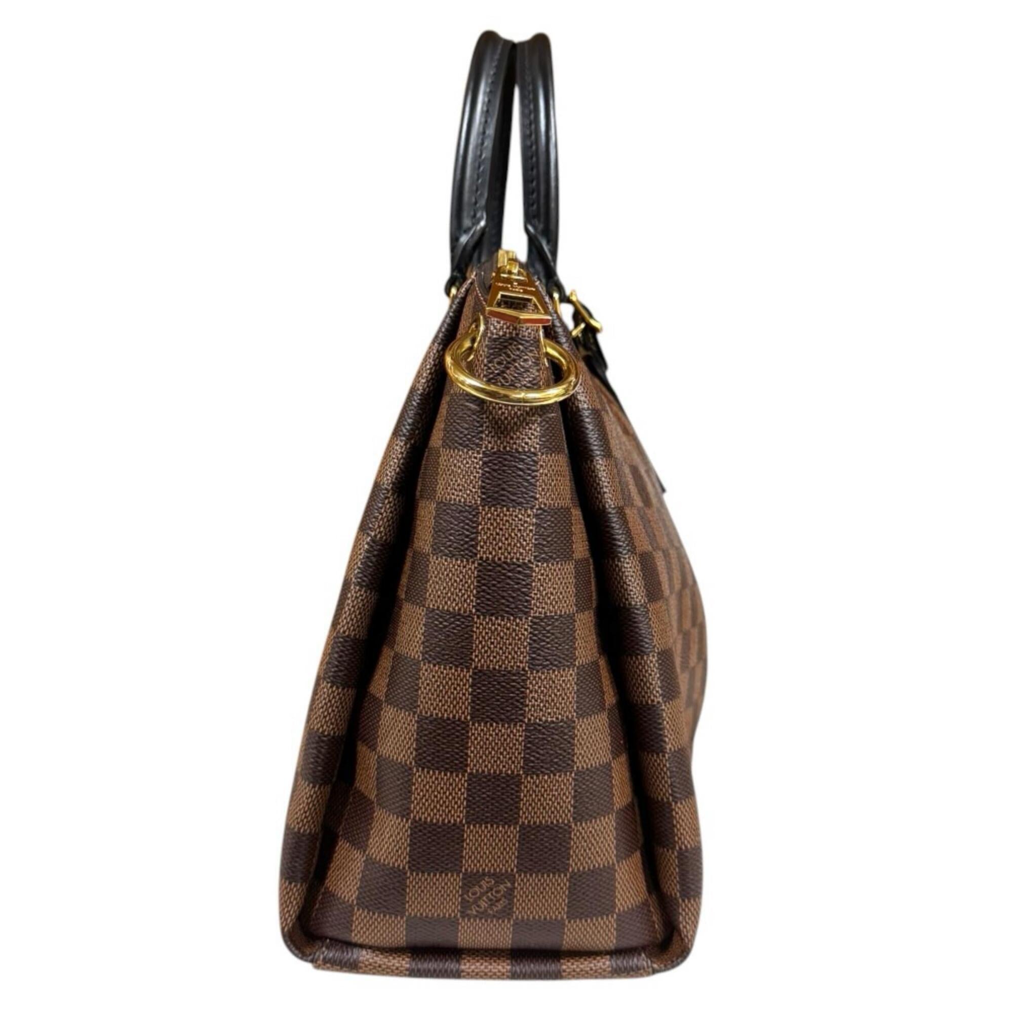 Louis Vuitton Damier Brown Damier Canvas Ebene Or Damier Canvas Shoulder Bag (Pre-Owned)
