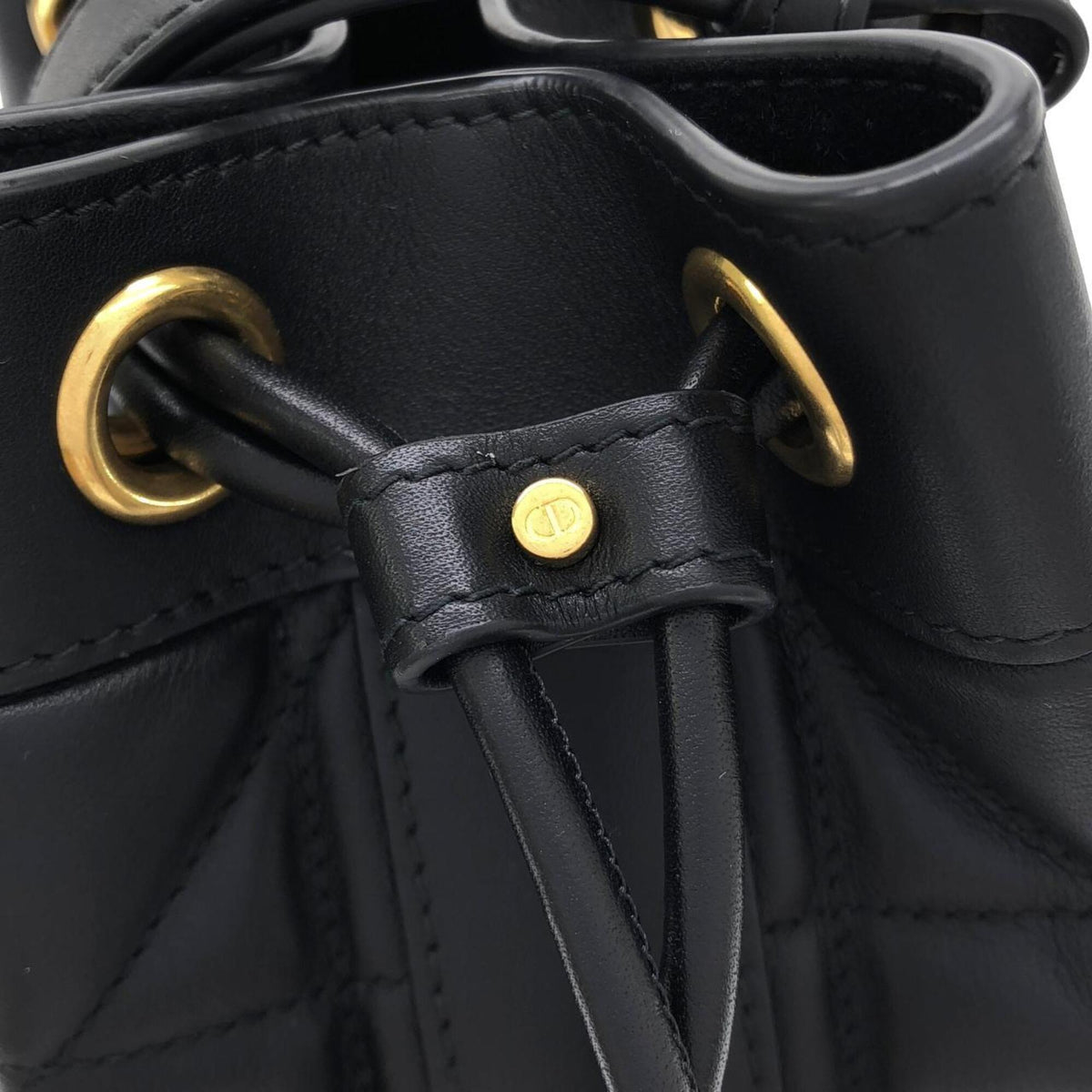 Christian Dior Black Leather Backpack (Pre-Owned)