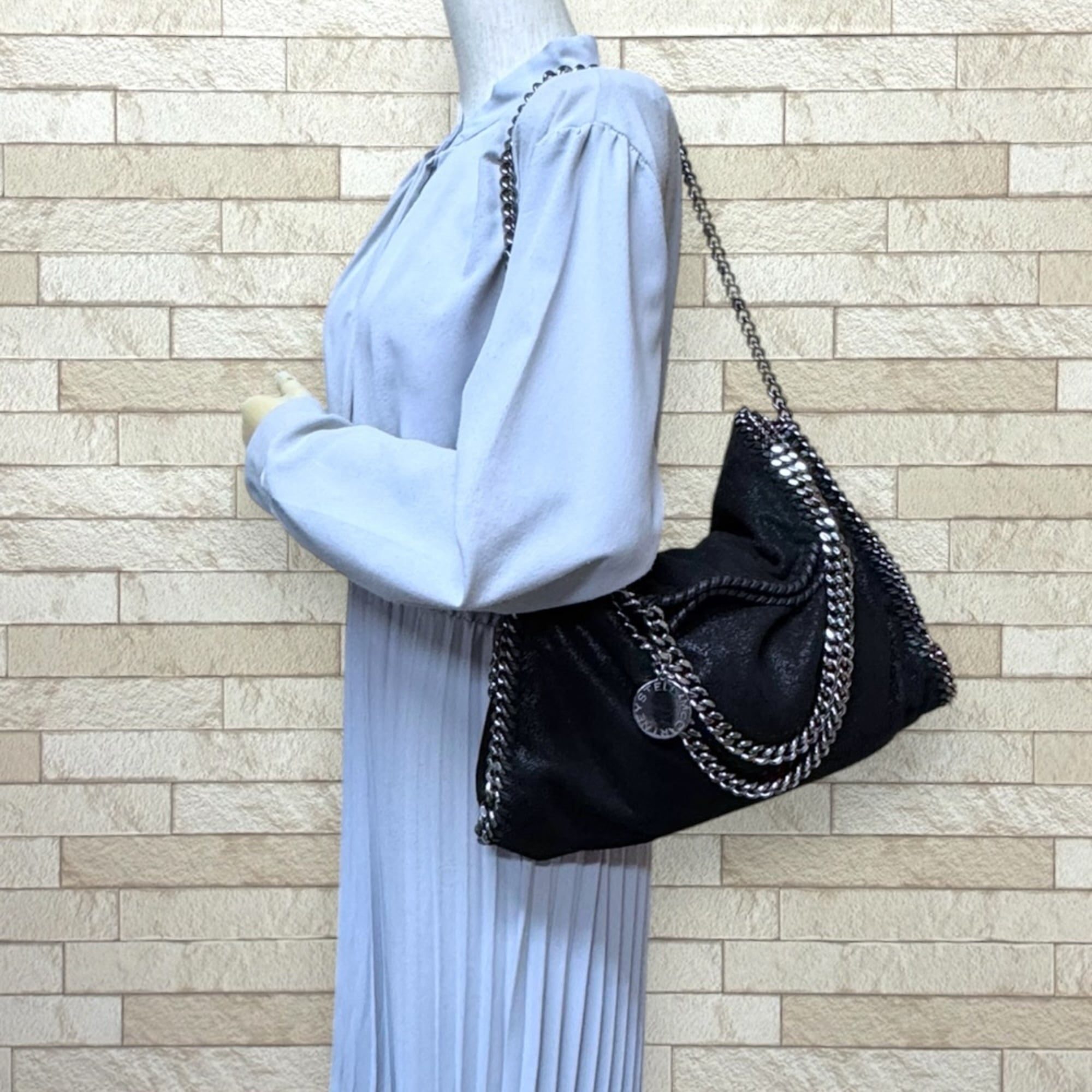 Stella Mccartney Black Polyester Shoulder Bag (Pre-Owned)