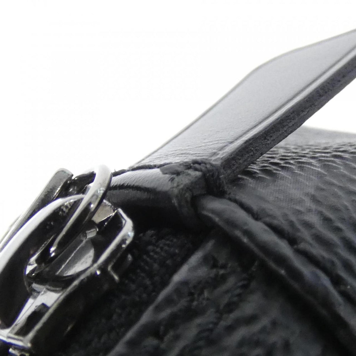 Louis Vuitton Black Coated Canvas Pouch (Pre-Owned)