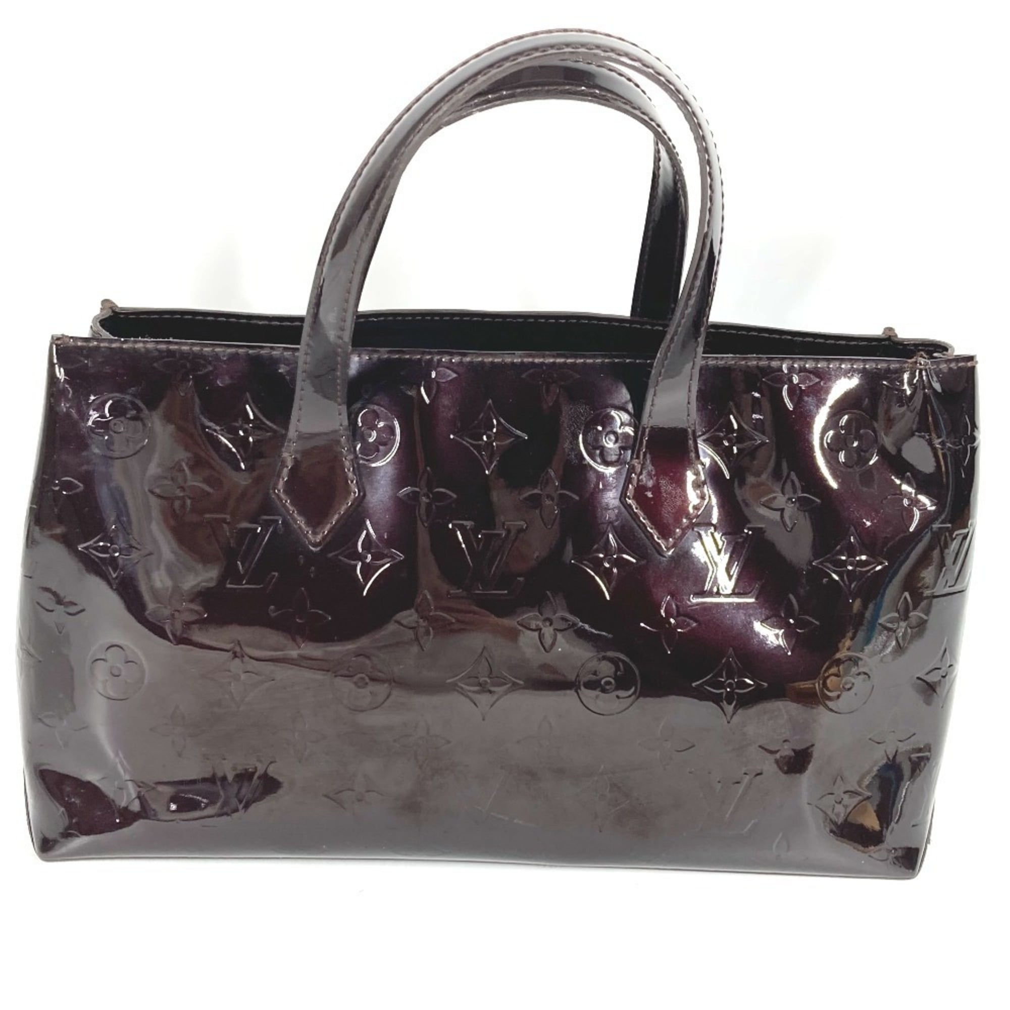Louis Vuitton Amarante Purple Monogram Vernis Handbag Tote Bag (Pre-Owned)