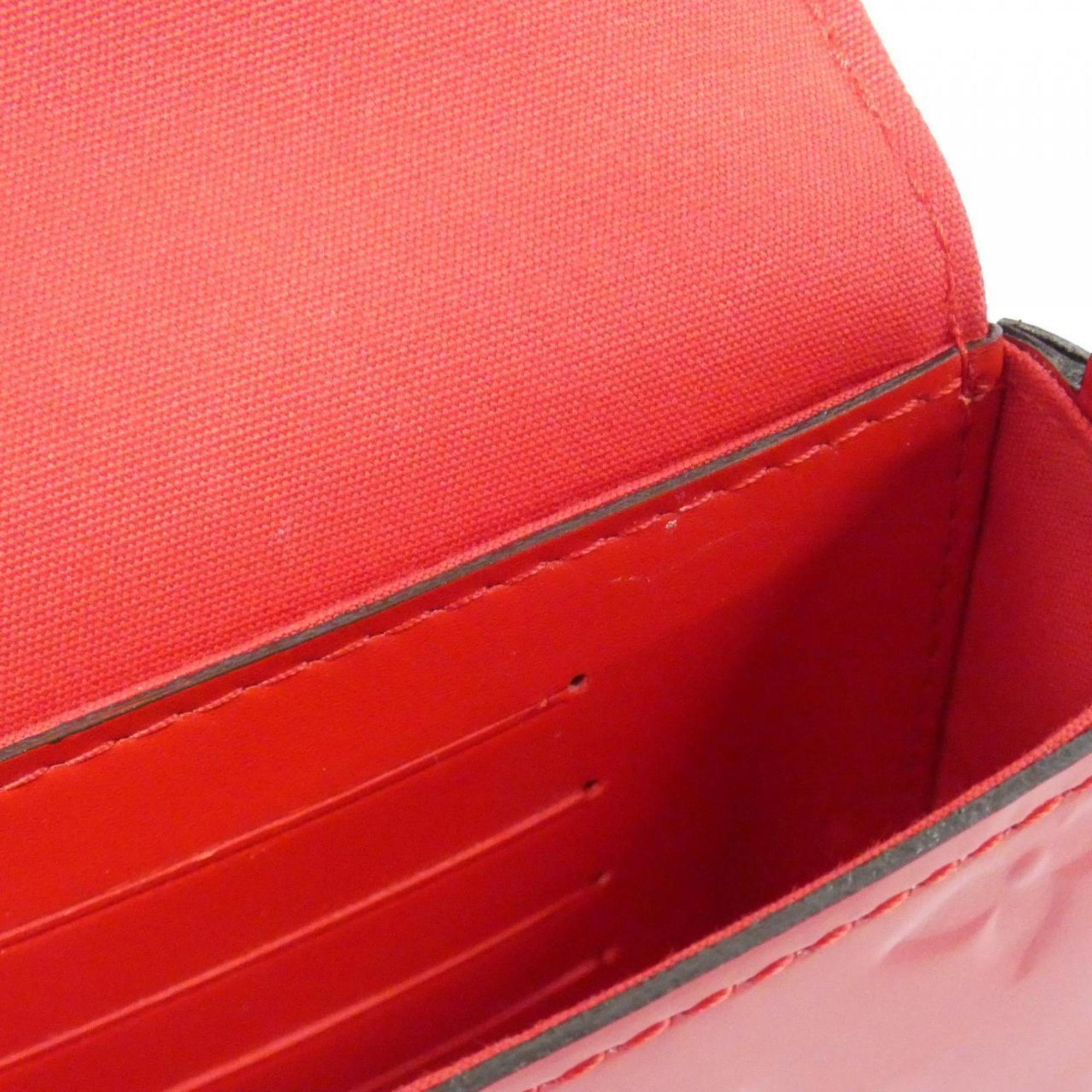 Louis Vuitton Cerise Red Color Leather Shoulder Bag (Pre-Owned)