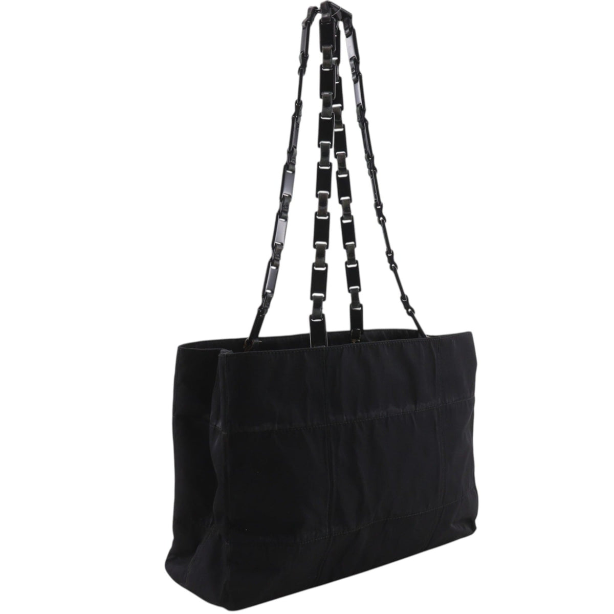 Prada Black Nero Nylon Tote Bag (Pre-Owned)