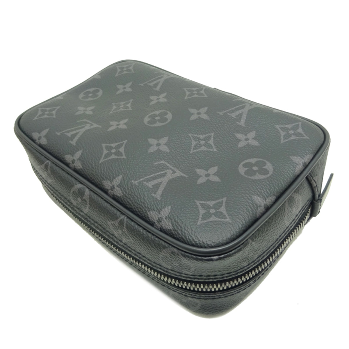 Louis Vuitton Black Monogram Eclipse Clutch Bag (Pre-Owned)